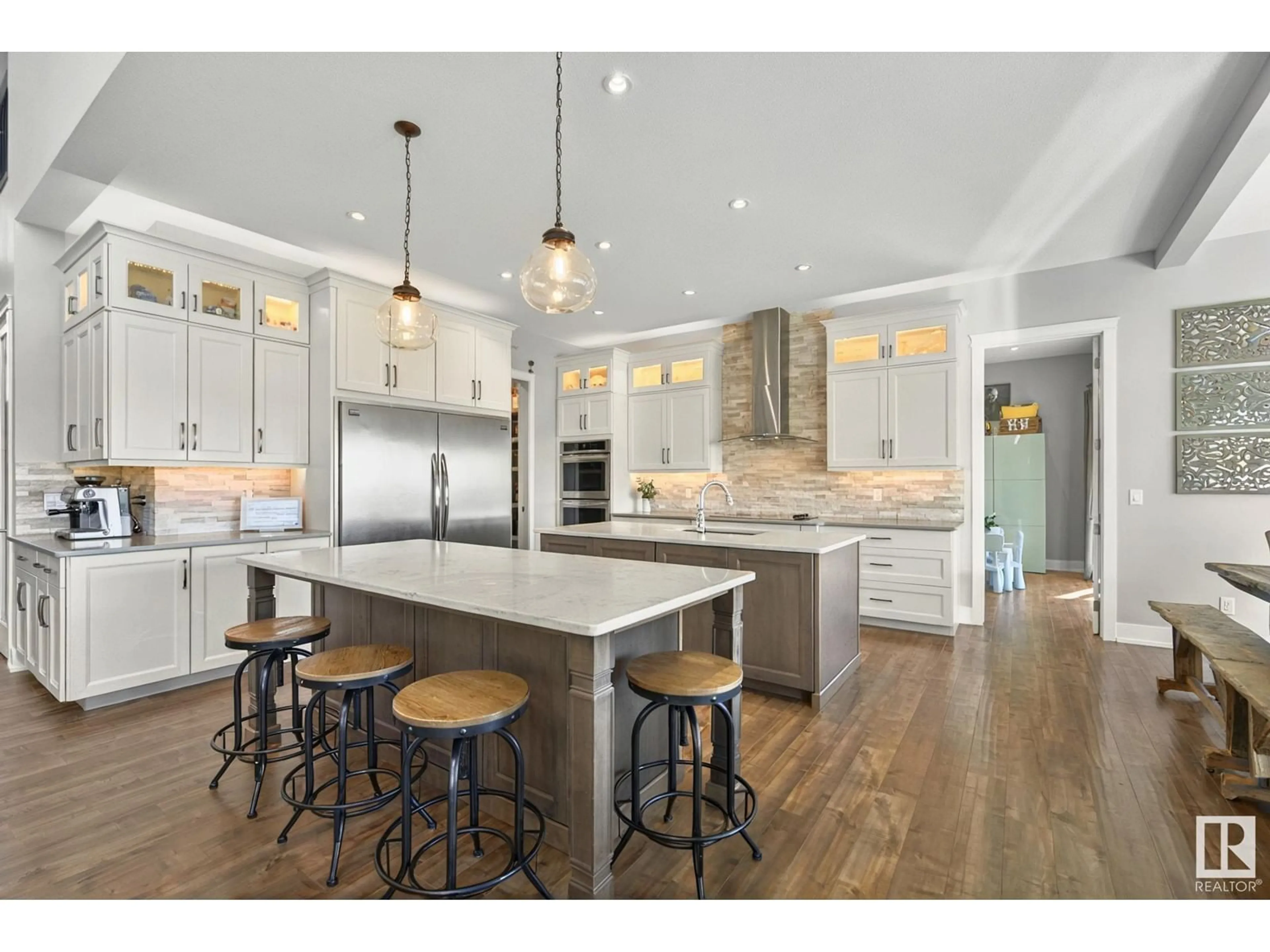 Open concept kitchen, unknown for 25515 - 27 TWP ROAD 511 A, Rural Parkland County Alberta T7Y1A8