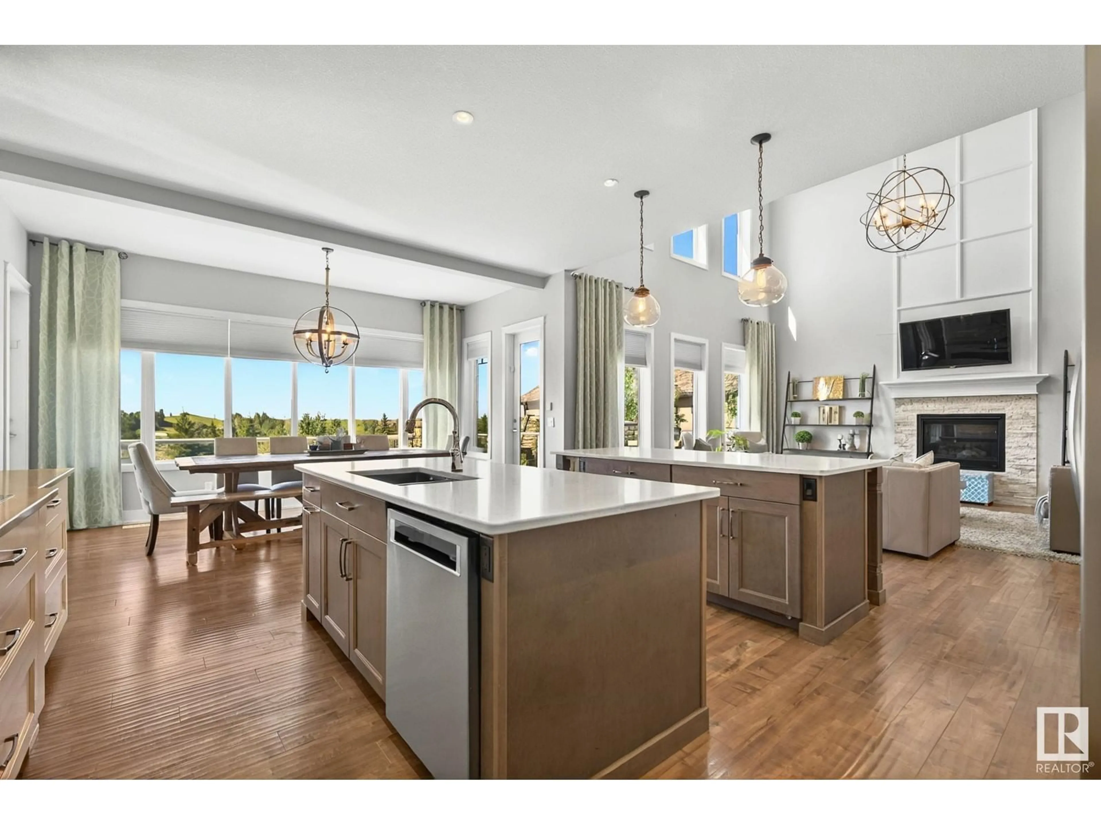 Open concept kitchen, unknown for 25515 - 27 TWP ROAD 511 A, Rural Parkland County Alberta T7Y1A8