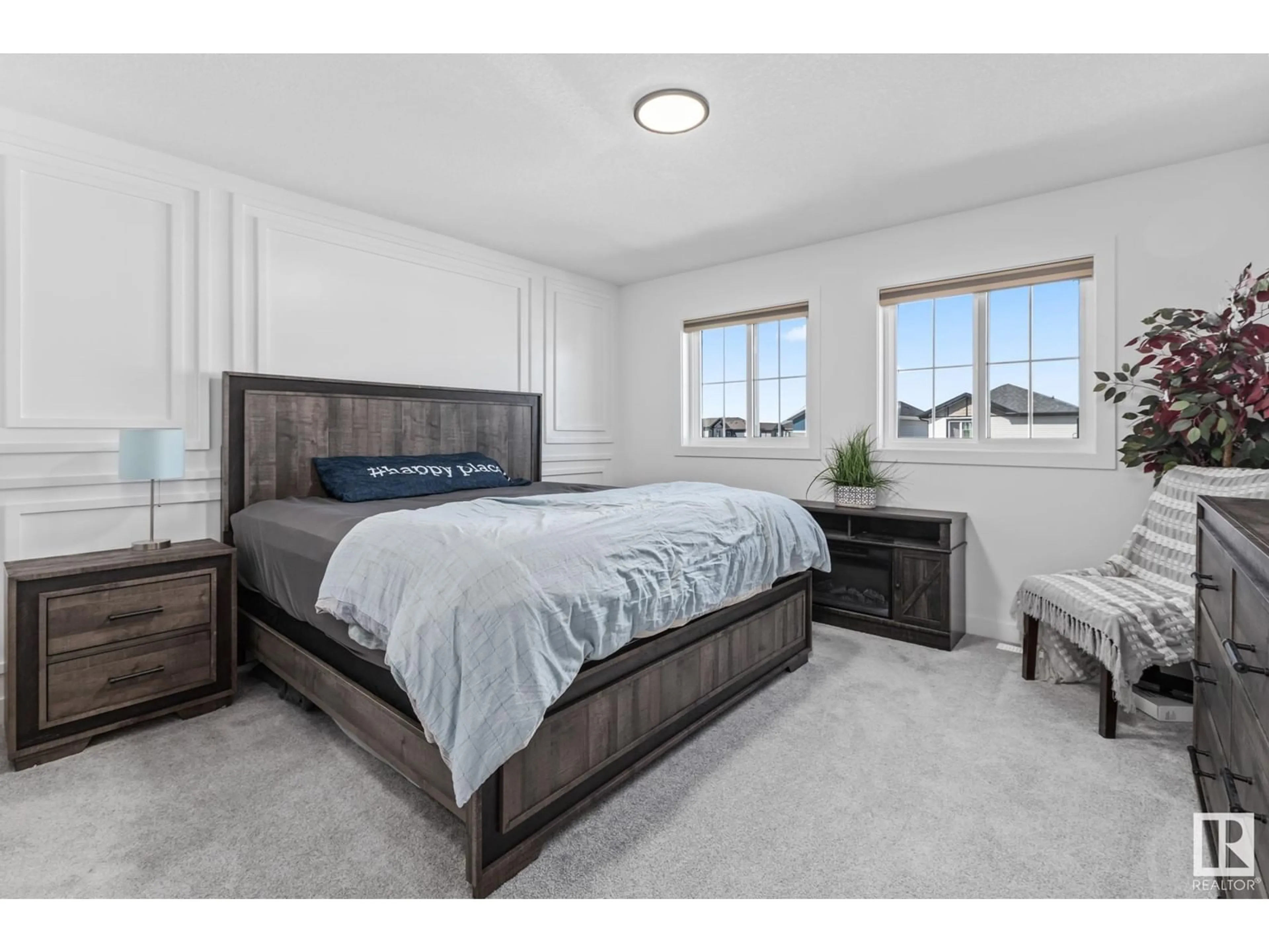 Bedroom with bed, unknown for 47 WYATT RG, Fort Saskatchewan Alberta T8L0Z8