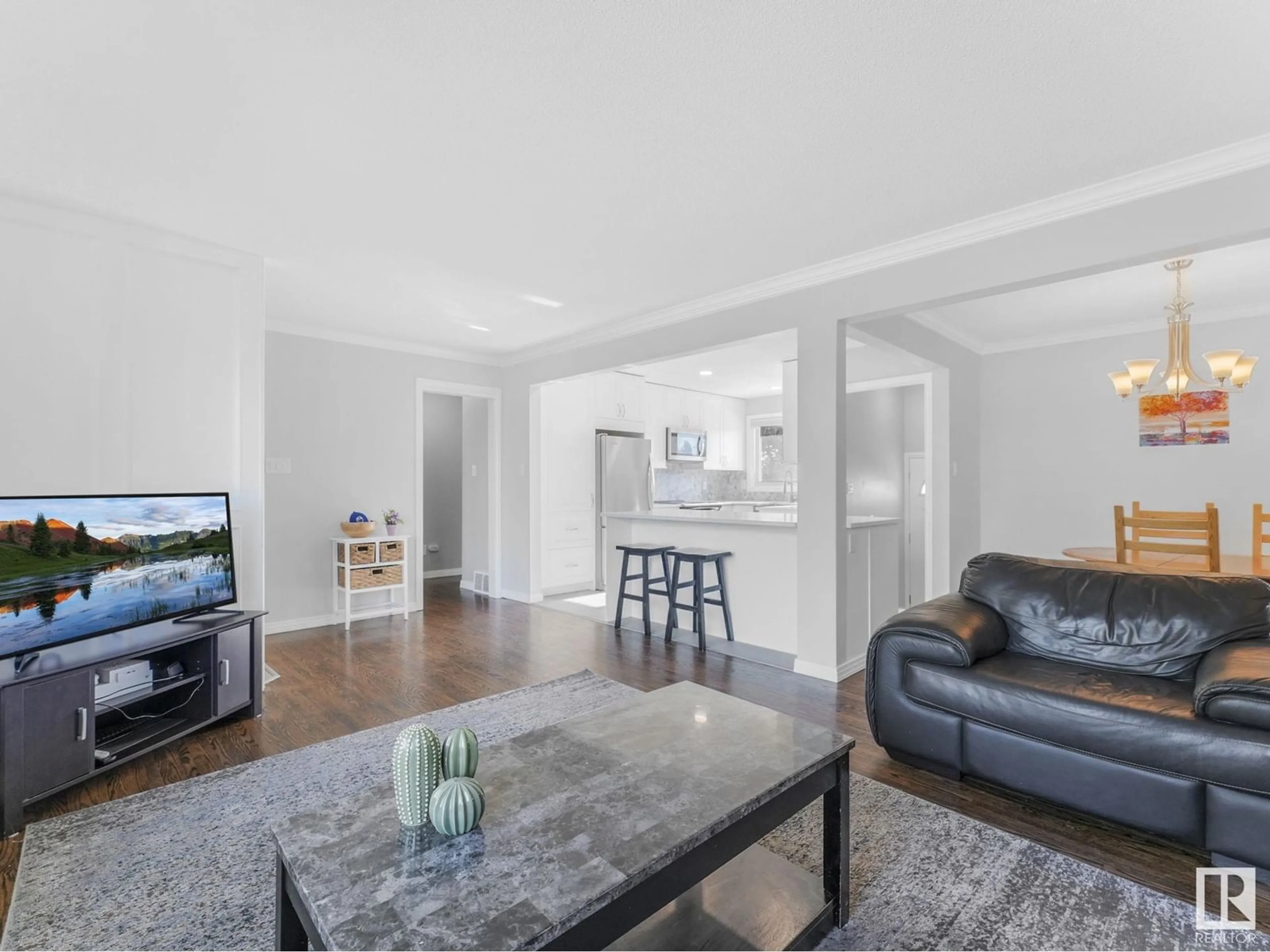 Living room with furniture, unknown for 3615 109 ST, Edmonton Alberta T6J1C2