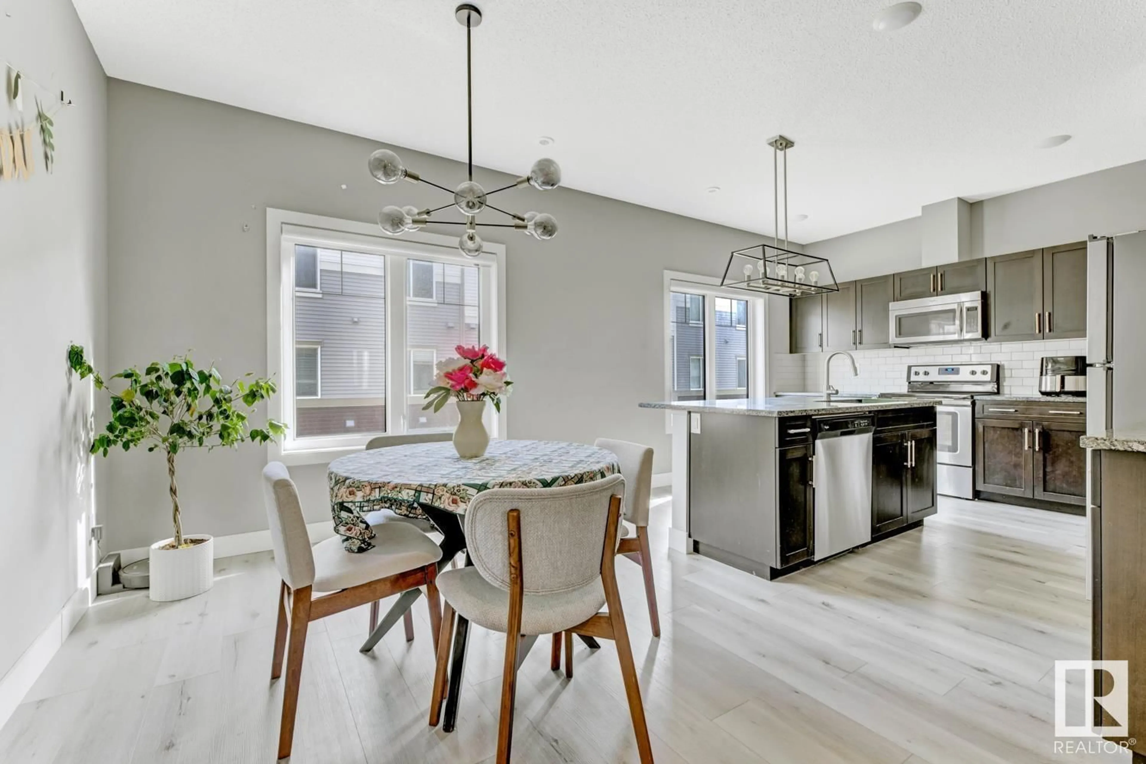 Open concept kitchen, ceramic/tile floor for #99 - 804 WELSH DR, Edmonton Alberta T6X1Y8