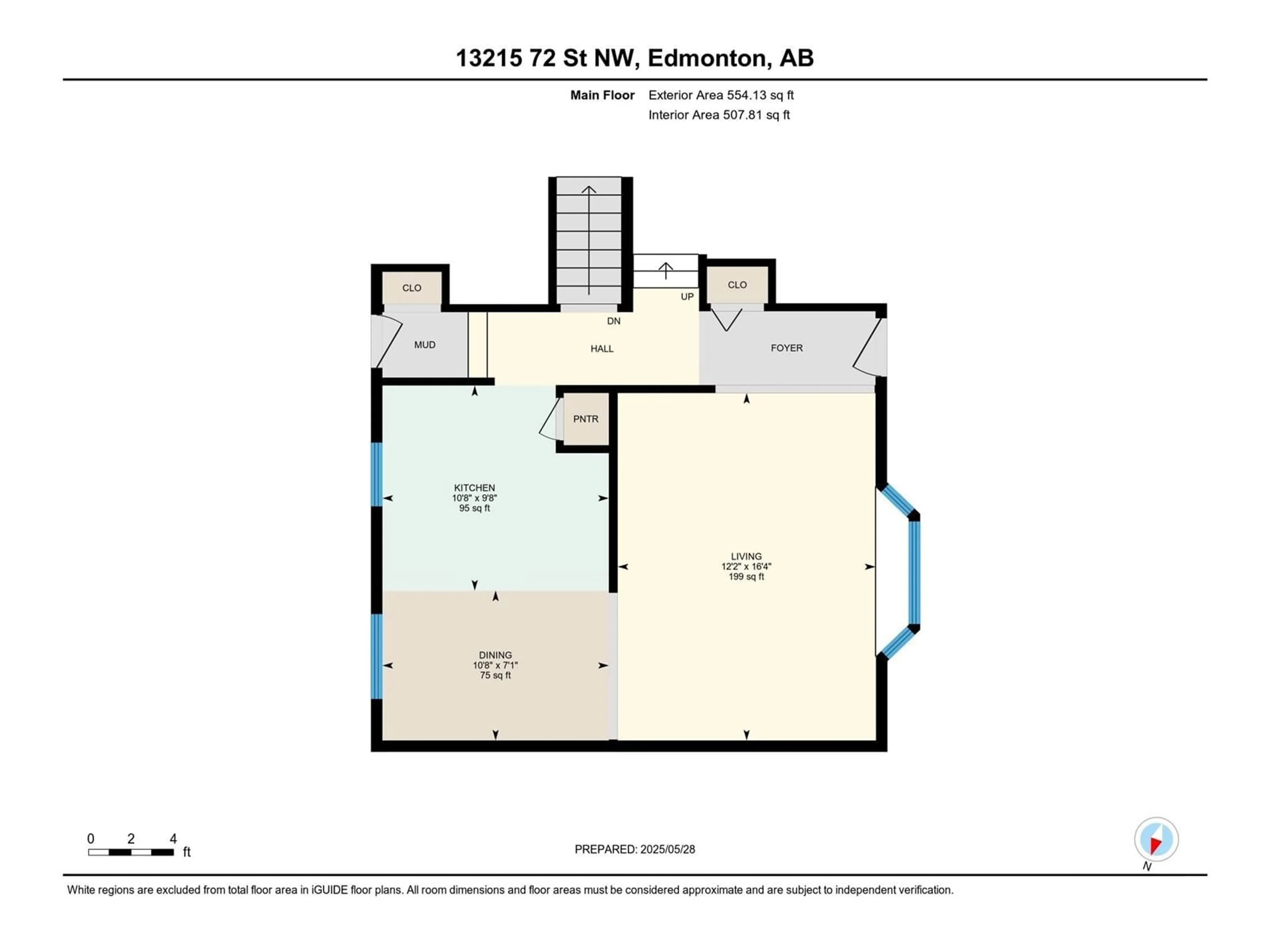 Floor plan for 13215 72 ST, Edmonton Alberta T5C0R1