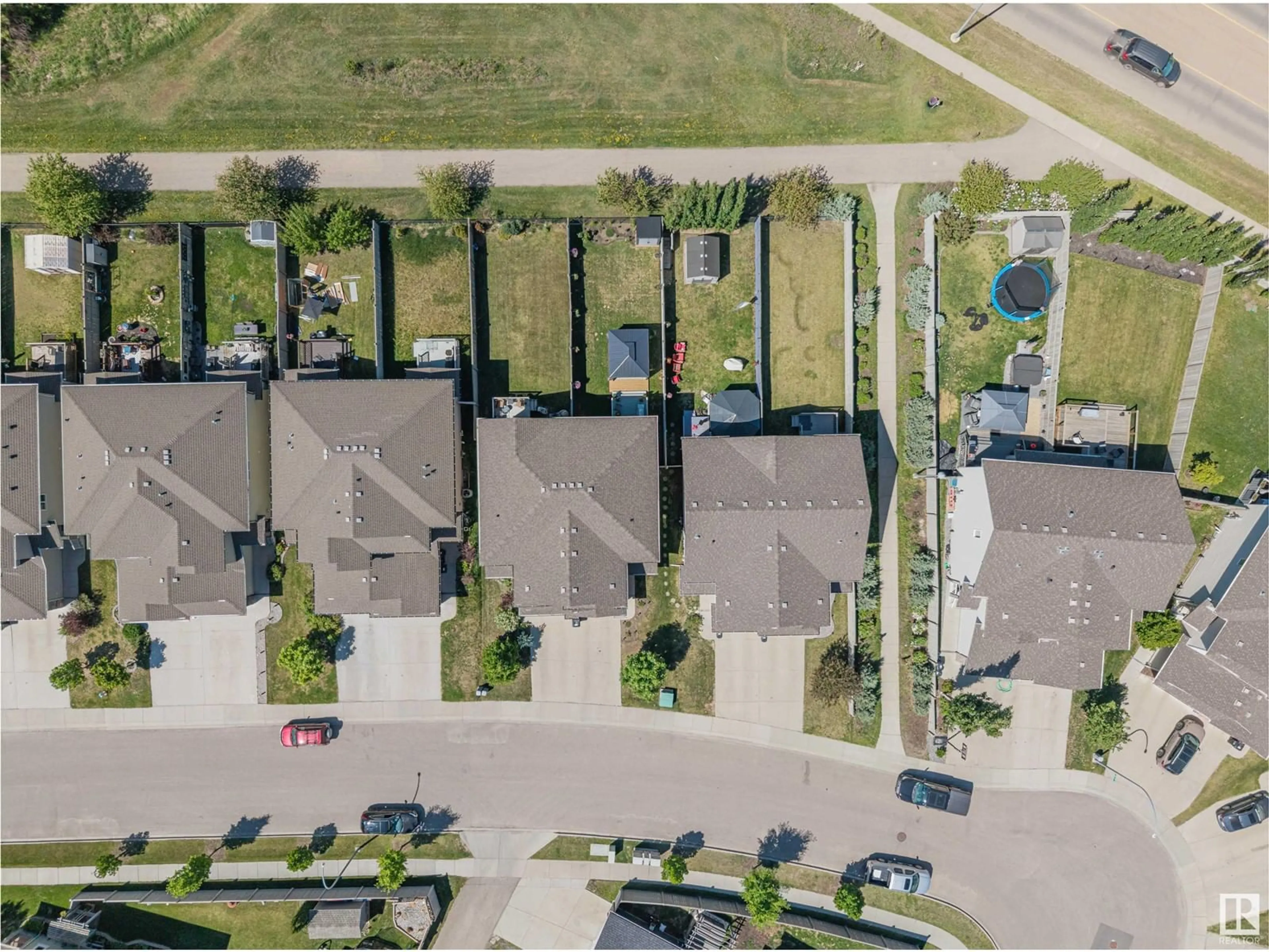 A pic from outside/outdoor area/front of a property/back of a property/a pic from drone, street for 13420 166 AV, Edmonton Alberta T6V0G6