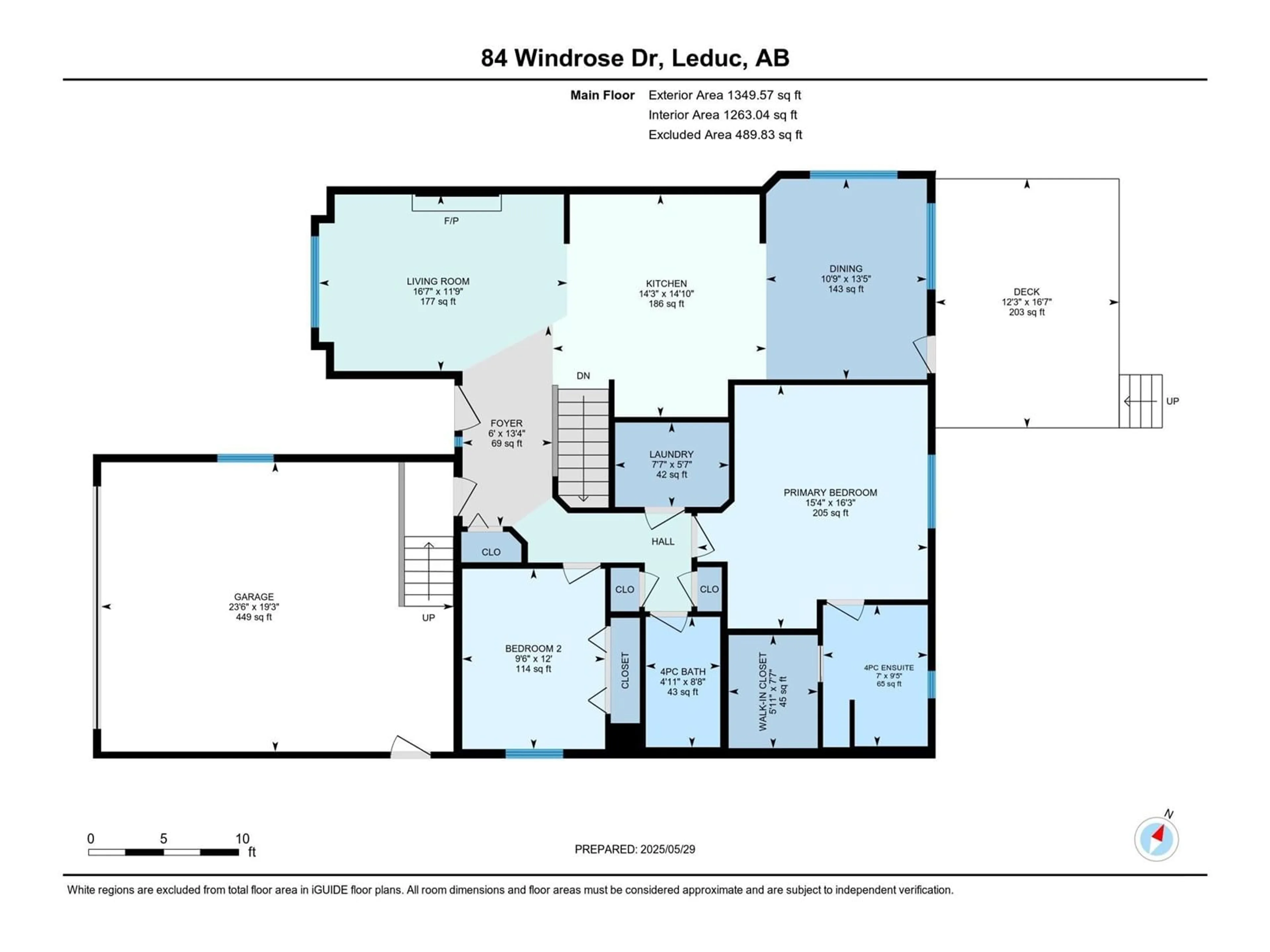 Floor plan for 84 WINDROSE DR, Leduc Alberta T9E8N3