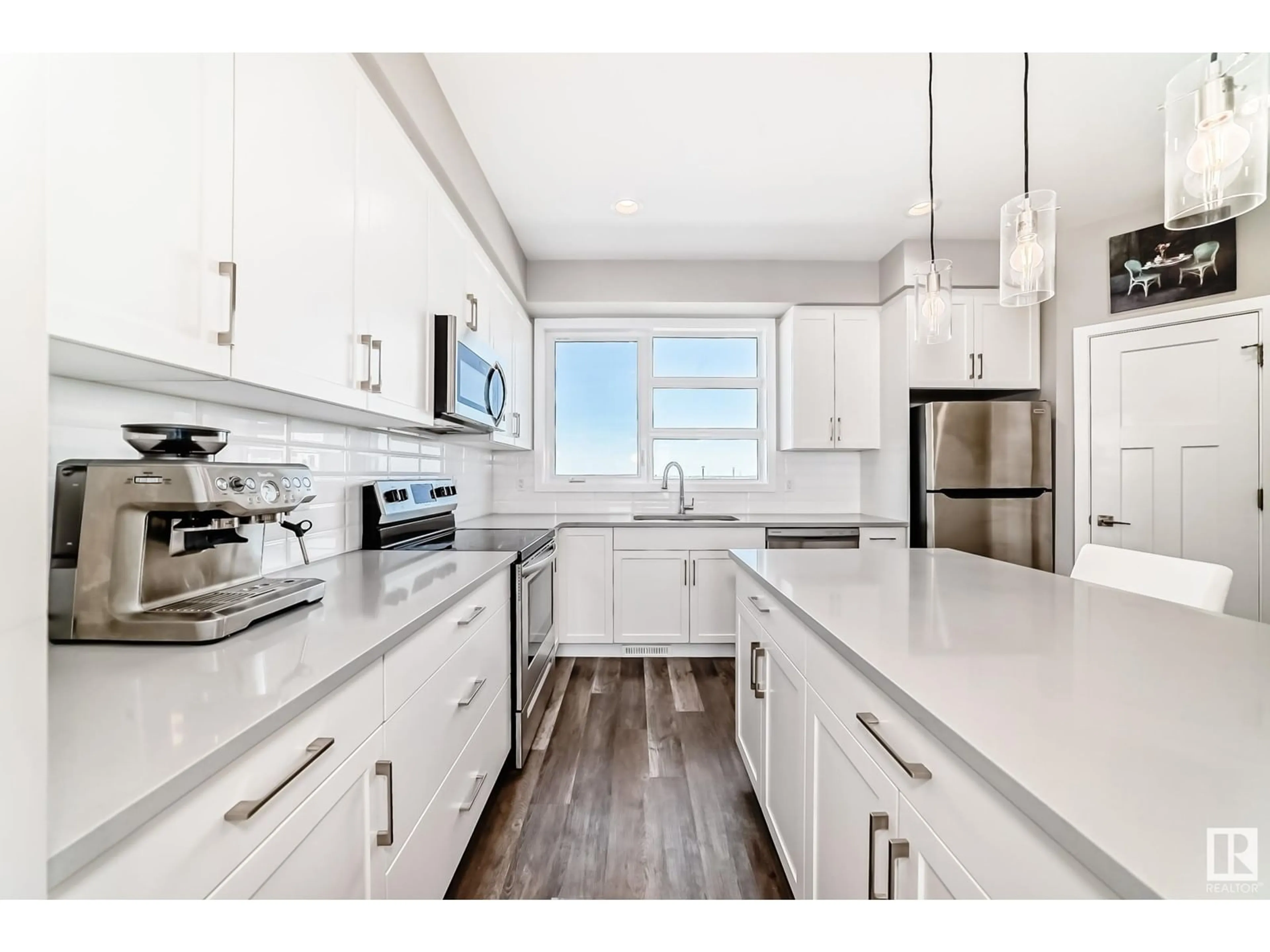 Open concept kitchen, unknown for #9 - 17635 58 ST, Edmonton Alberta T5Y4C2
