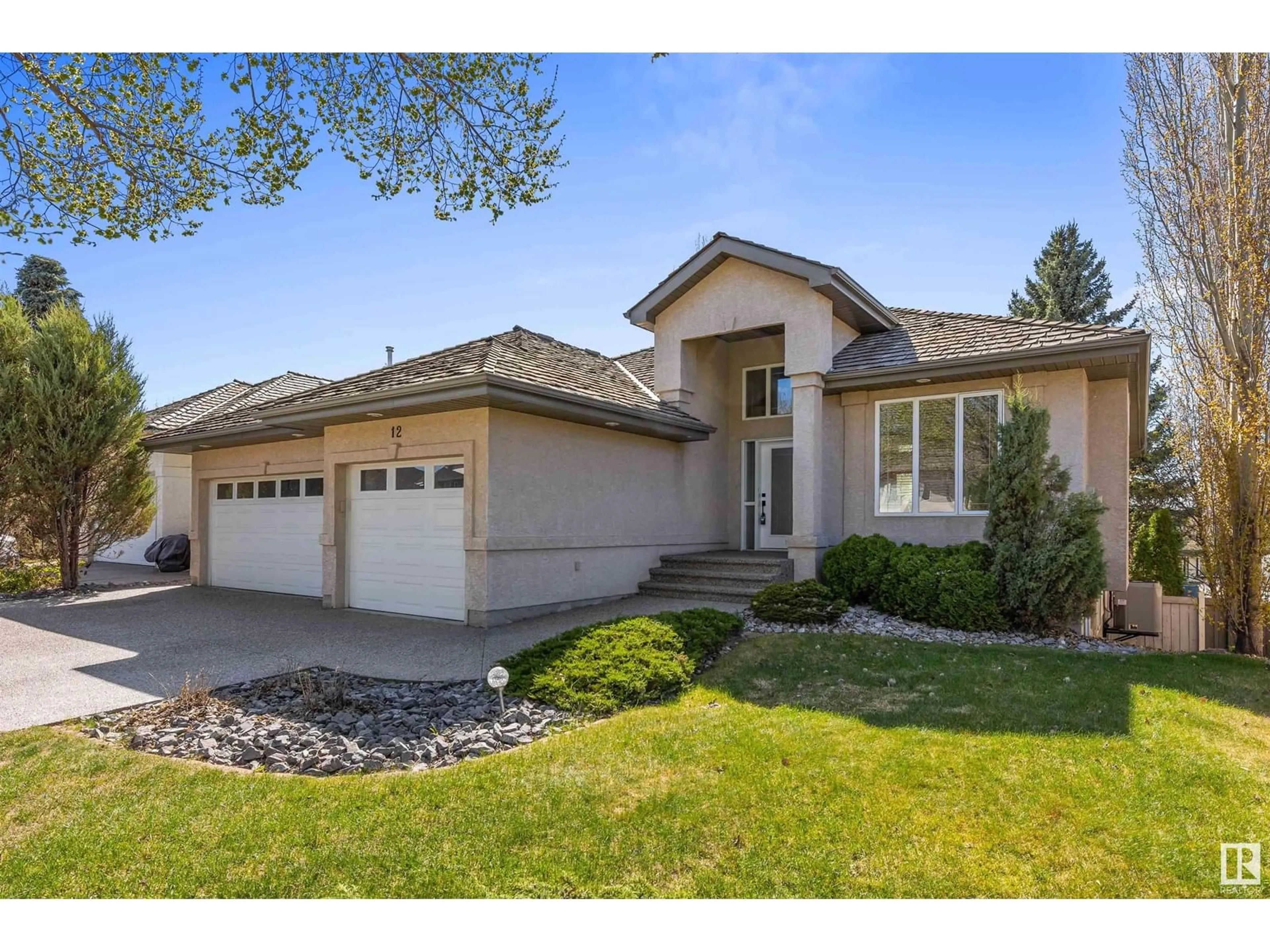 Home with vinyl exterior material, street for 12 KNIGHTS CO, St. Albert Alberta T8N6S8