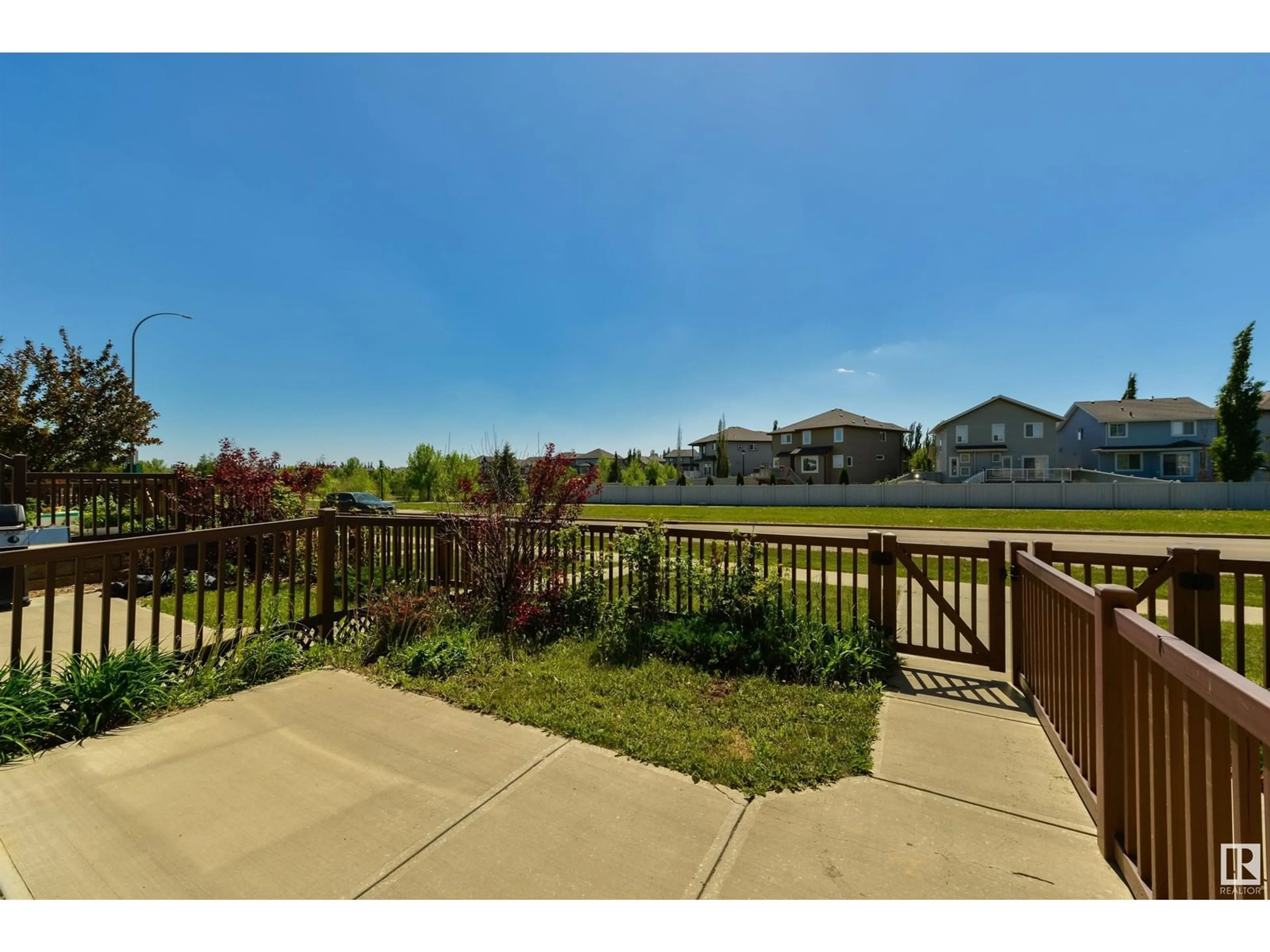 Patio, water/lake/river/ocean view for #50 - 7503 GETTY GATE, Edmonton Alberta T5T4S8