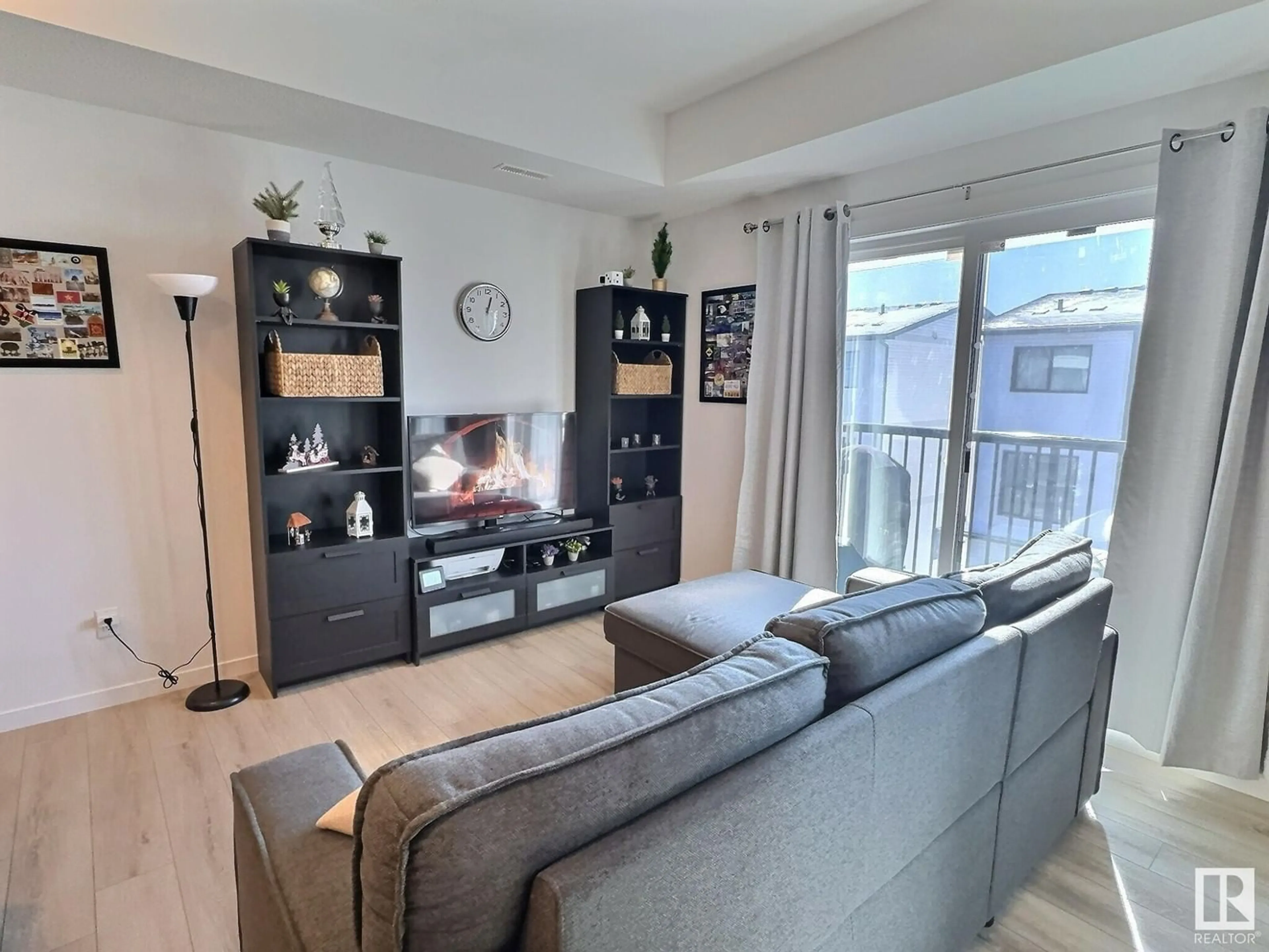 Living room with furniture, unknown for #305 - 864 SECORD BV, Edmonton Alberta T5T7R9