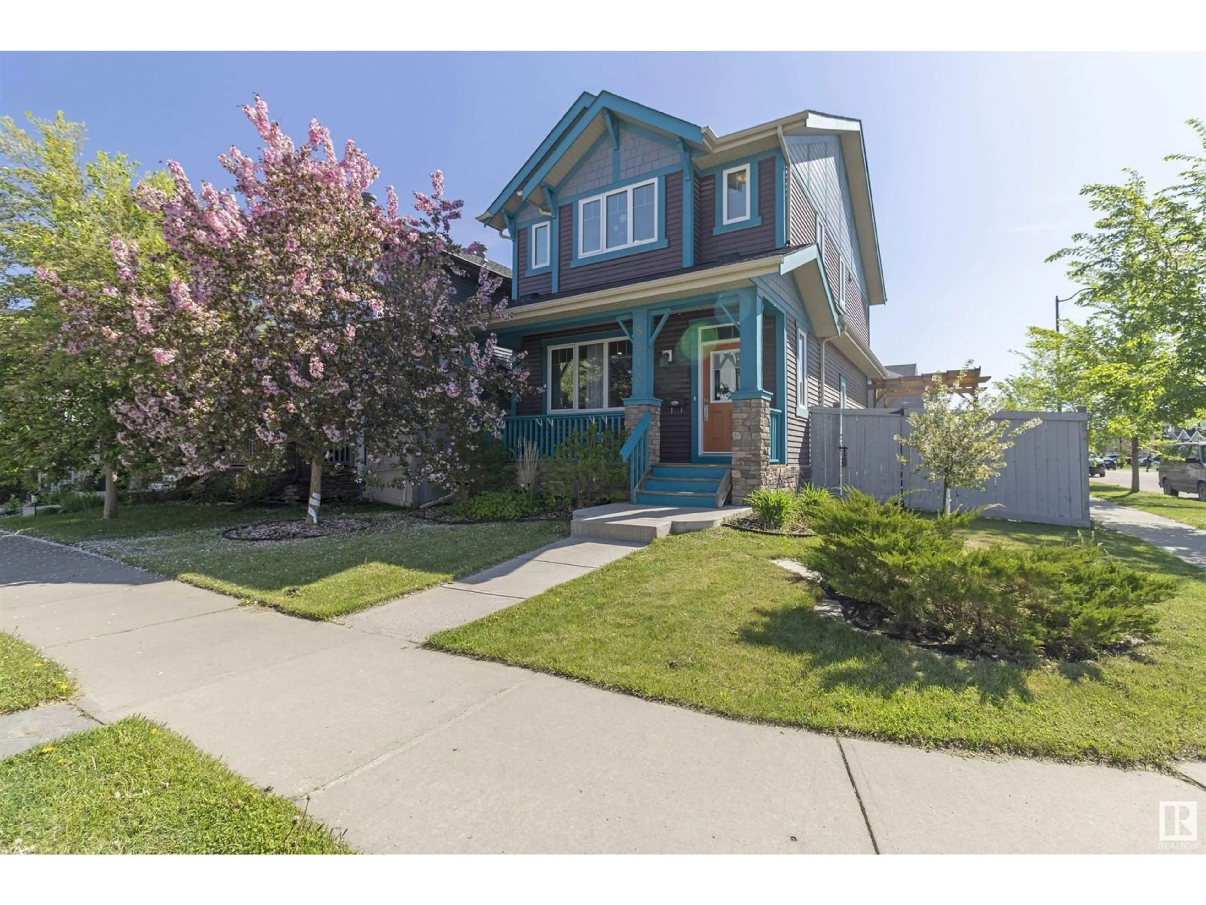 Home with vinyl exterior material, street for 5513 CONESTOGA ST, Edmonton Alberta T5E6R9