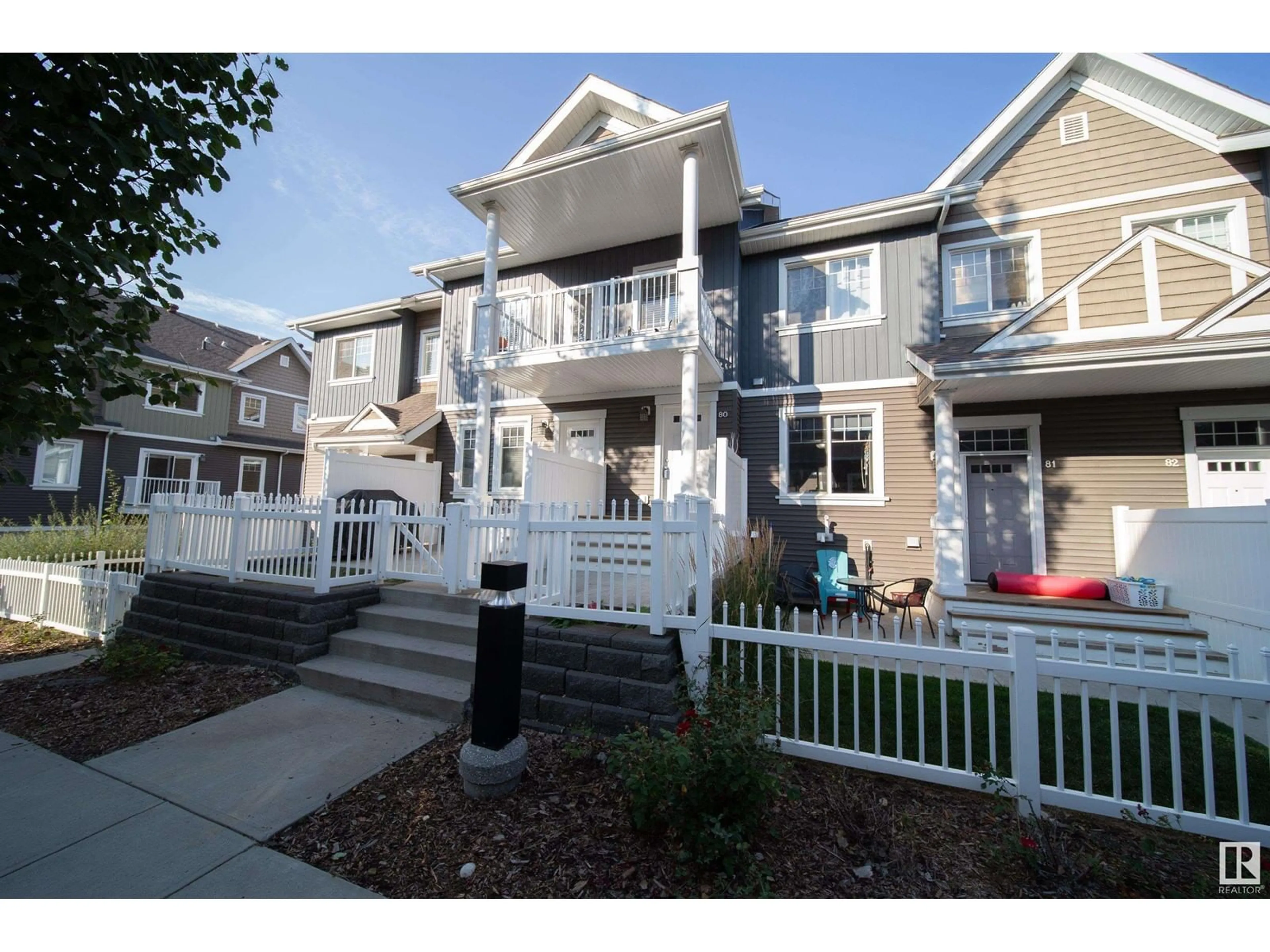 Home with vinyl exterior material, street for #80 - 4050 SAVARYN DR, Edmonton Alberta T6X1R8