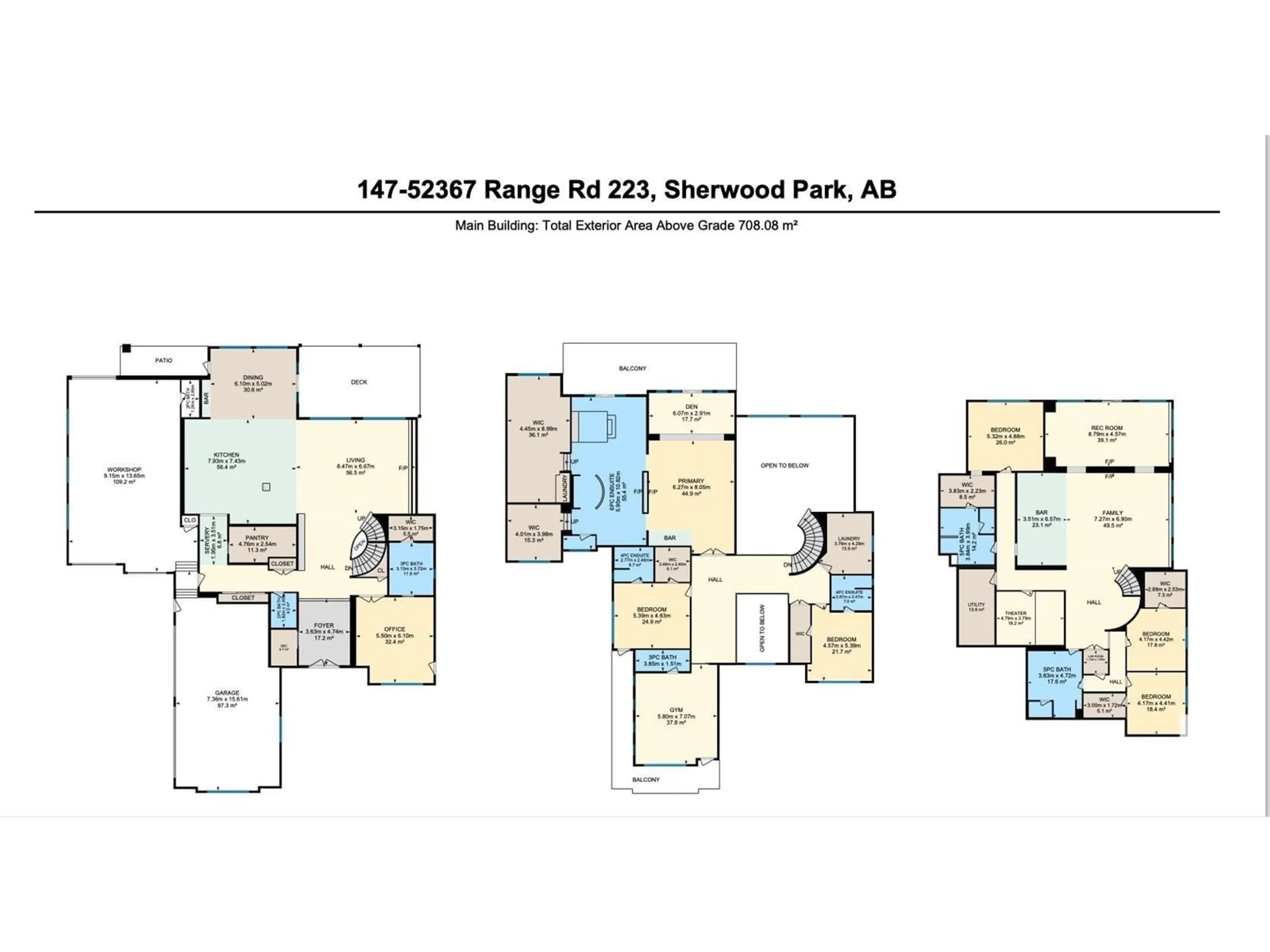 Floor plan for 147 - 52367 RGE ROAD 223, Rural Strathcona County Alberta T8C1A8