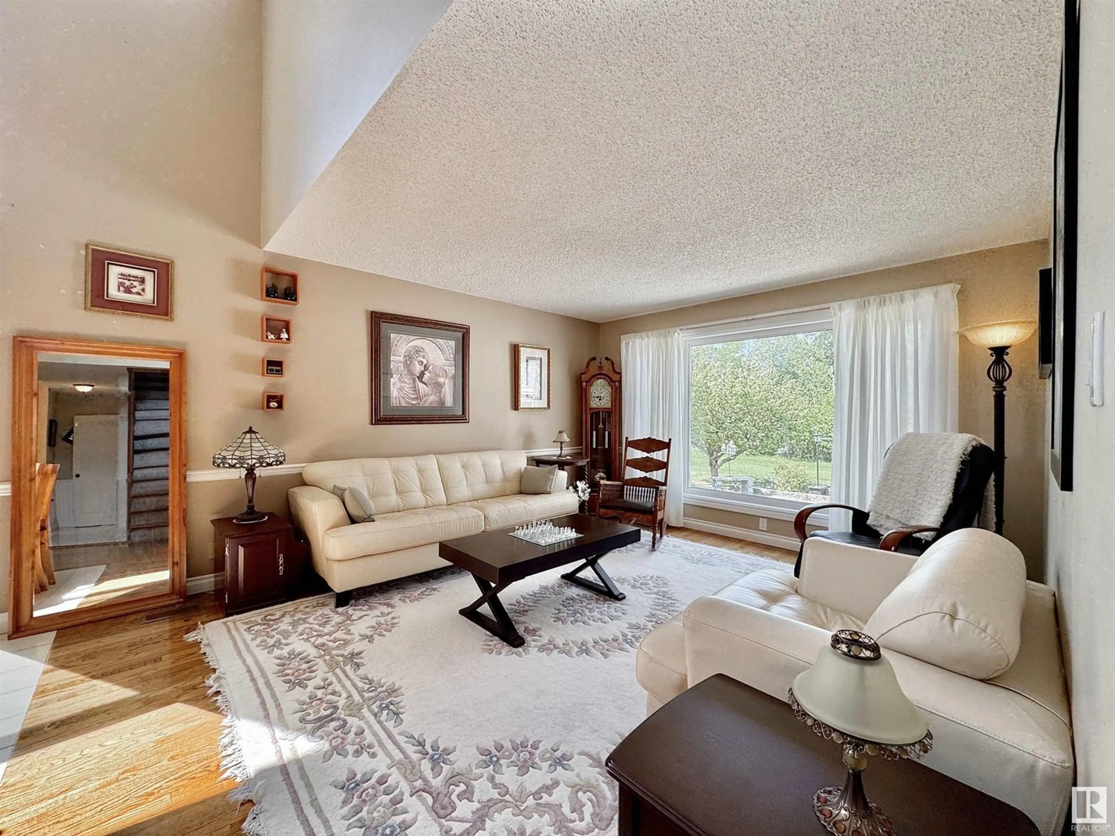 Living room with furniture, unknown for 49 21410 TWP ROAD 524, Rural Strathcona County Alberta T0B0E0