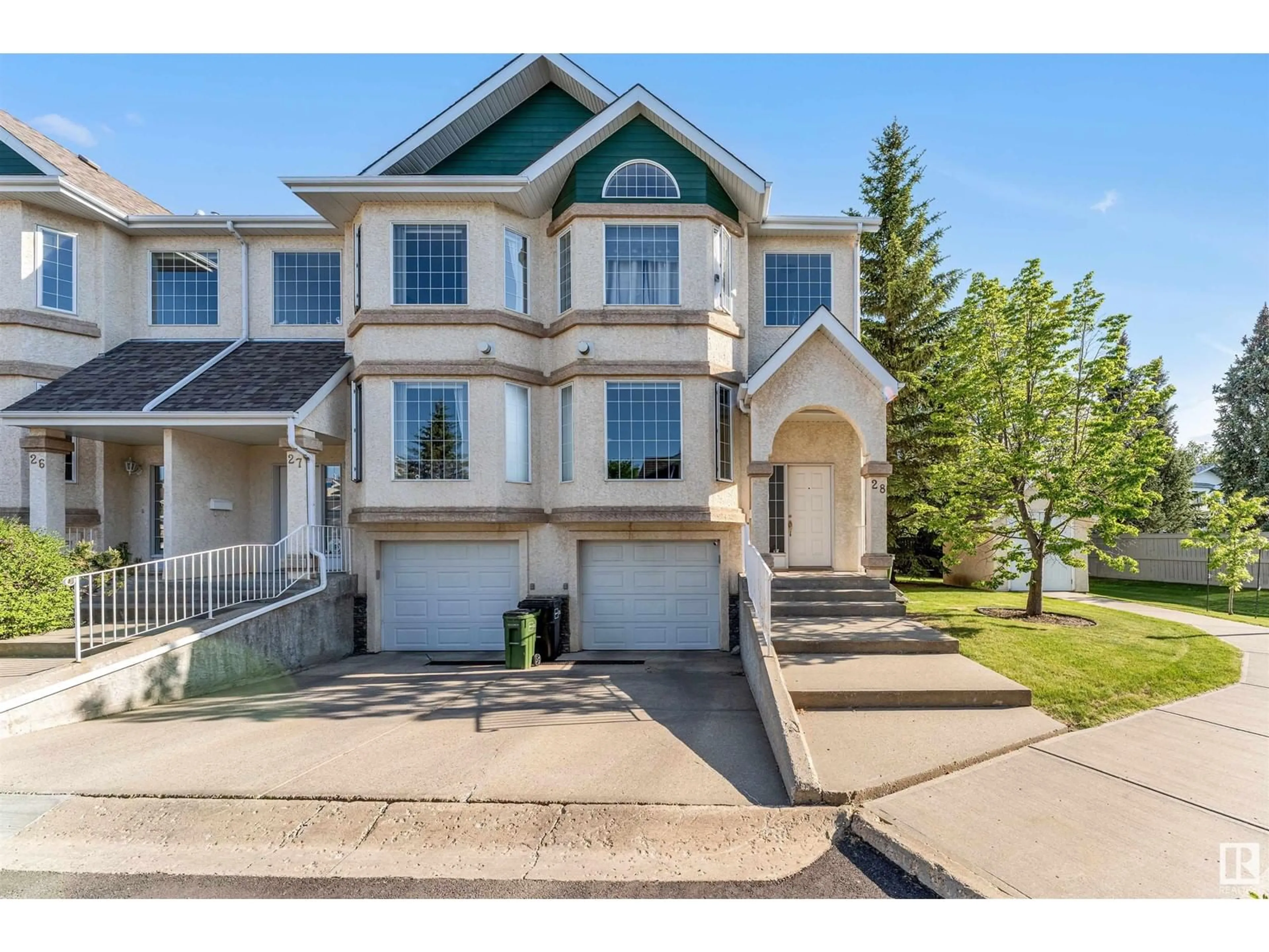 Home with vinyl exterior material, street for #28 - 11717 9B AV, Edmonton Alberta T6J7B7