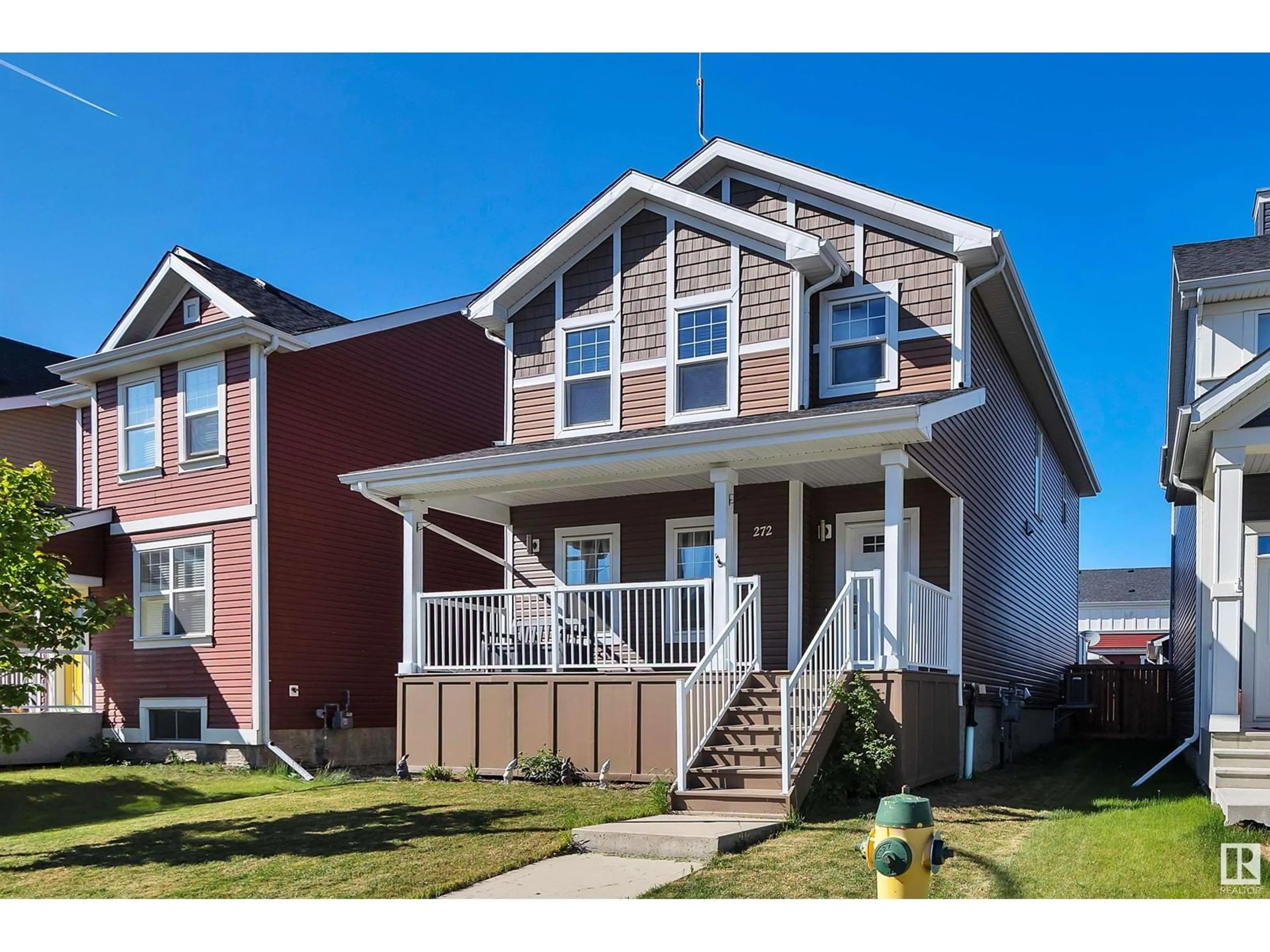 Home with vinyl exterior material, street for 272 STURTZ BN, Leduc Alberta T9E0X4