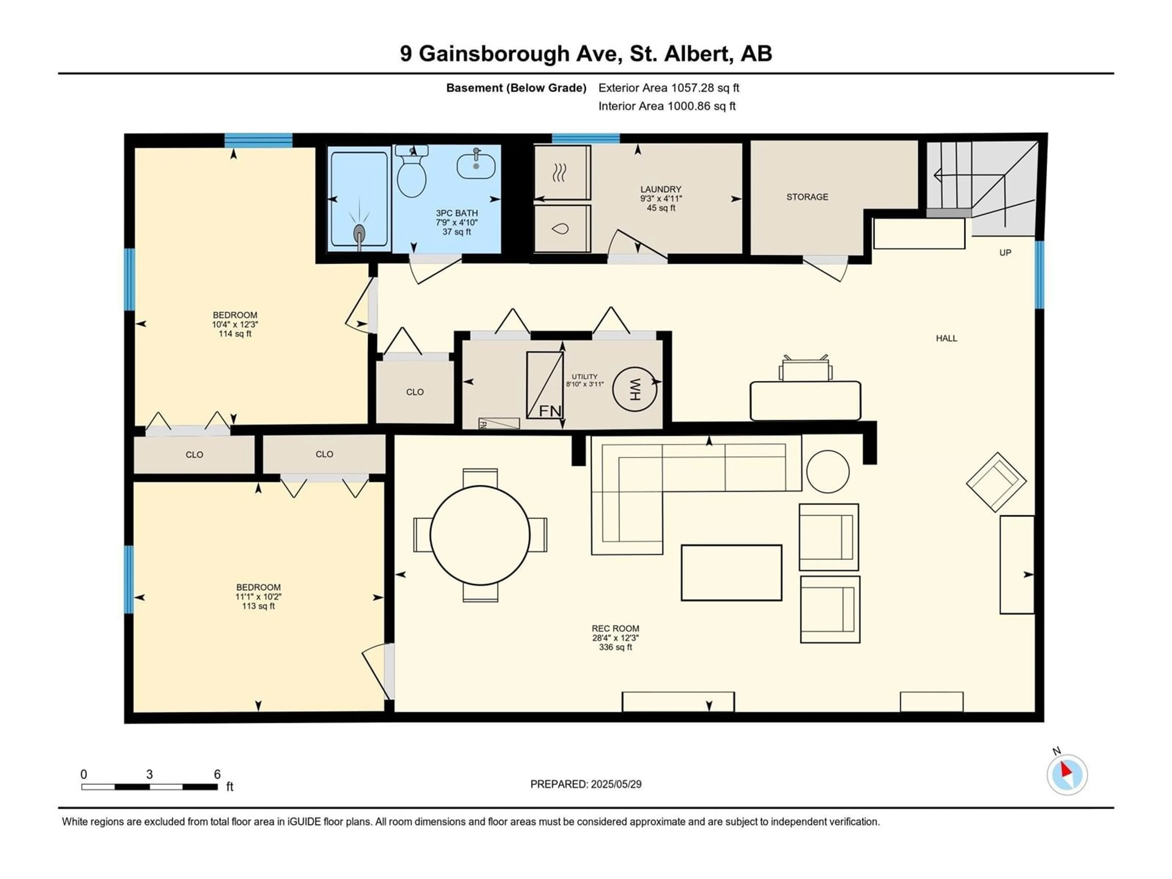 Floor plan for 9 GAINSBOROUGH AV, St. Albert Alberta T8N0W3