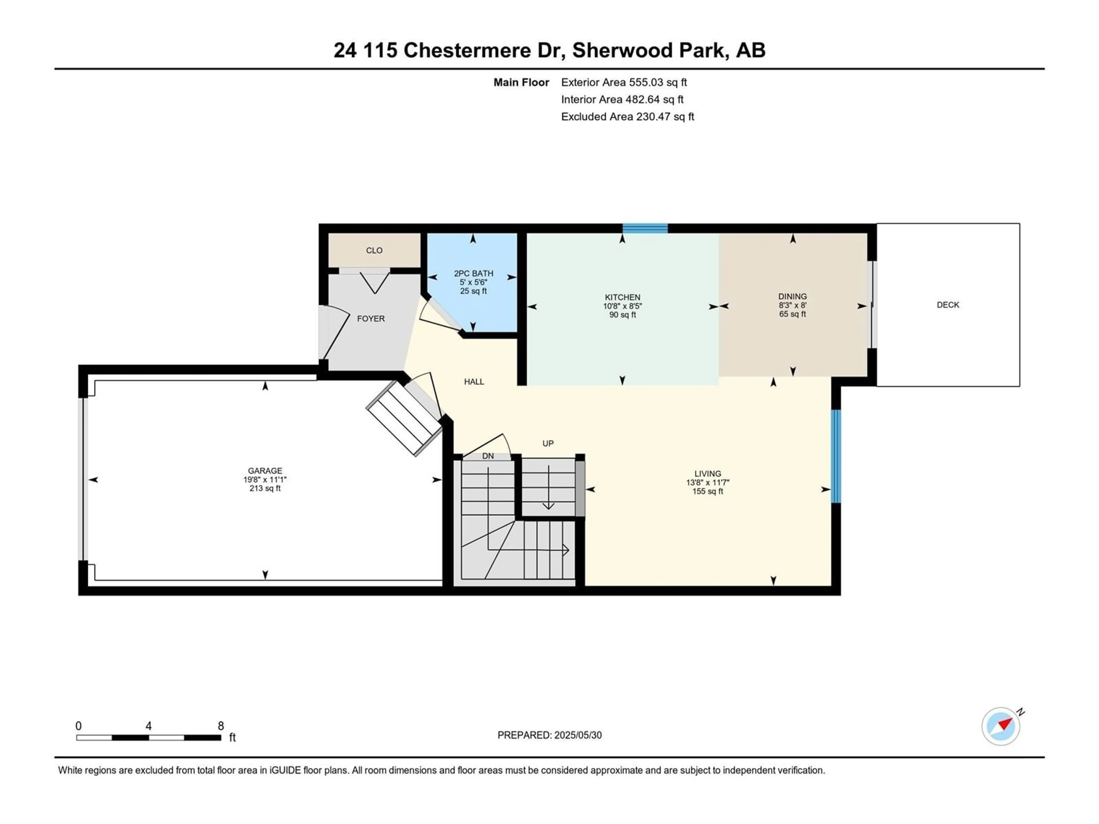 Floor plan for 115 - 24 CHESTERMERE DR, Sherwood Park Alberta T8H2W4