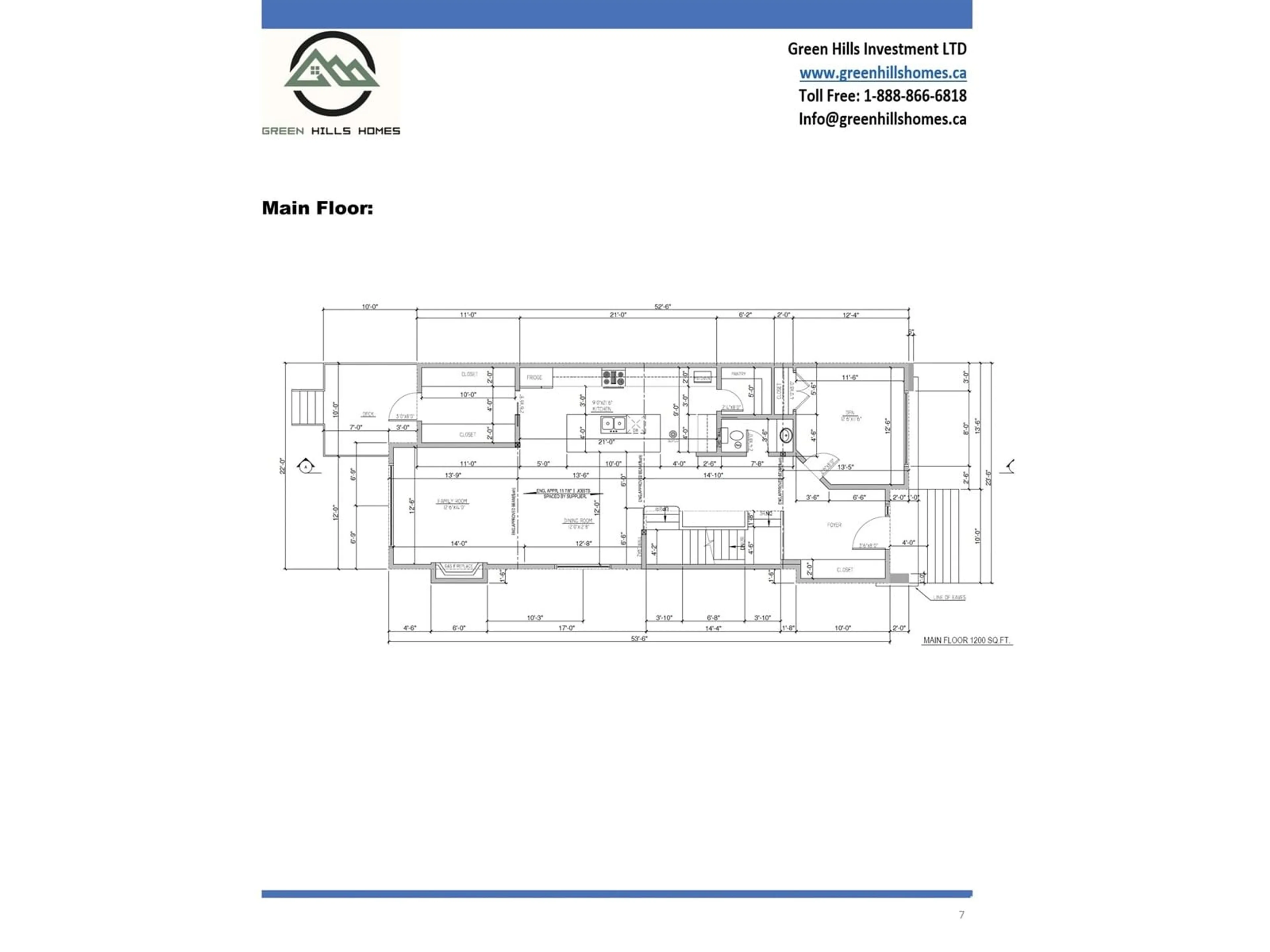Floor plan for 7915 119 ST, Edmonton Alberta T6G1W6