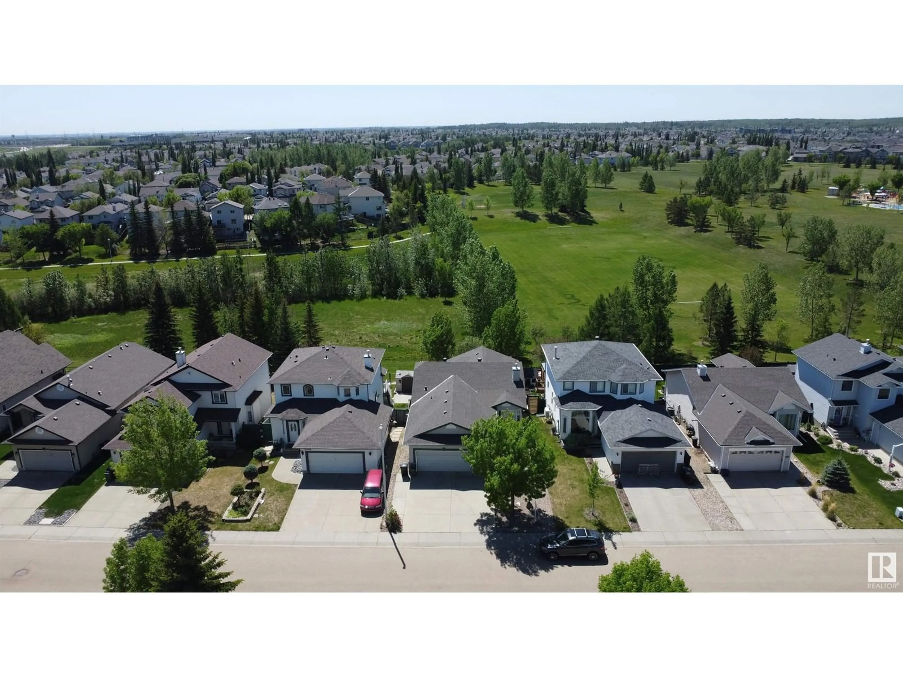 A pic from outside/outdoor area/front of a property/back of a property/a pic from drone, street for NW NW - 1031 GRAHAM CO, Edmonton Alberta T5T6L4