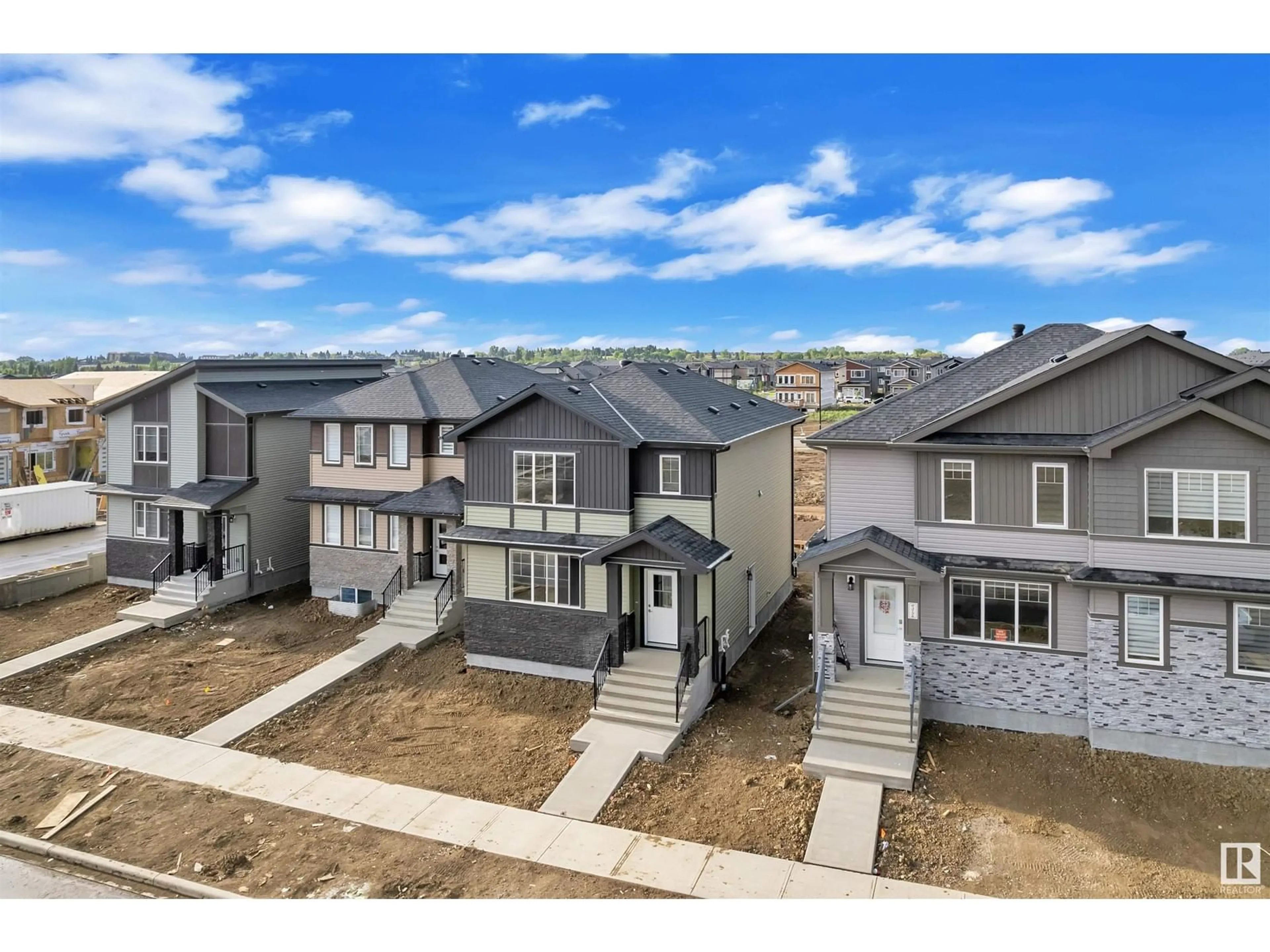 A pic from outside/outdoor area/front of a property/back of a property/a pic from drone, street for 3728 39 AV, Beaumont Alberta T4X3H1