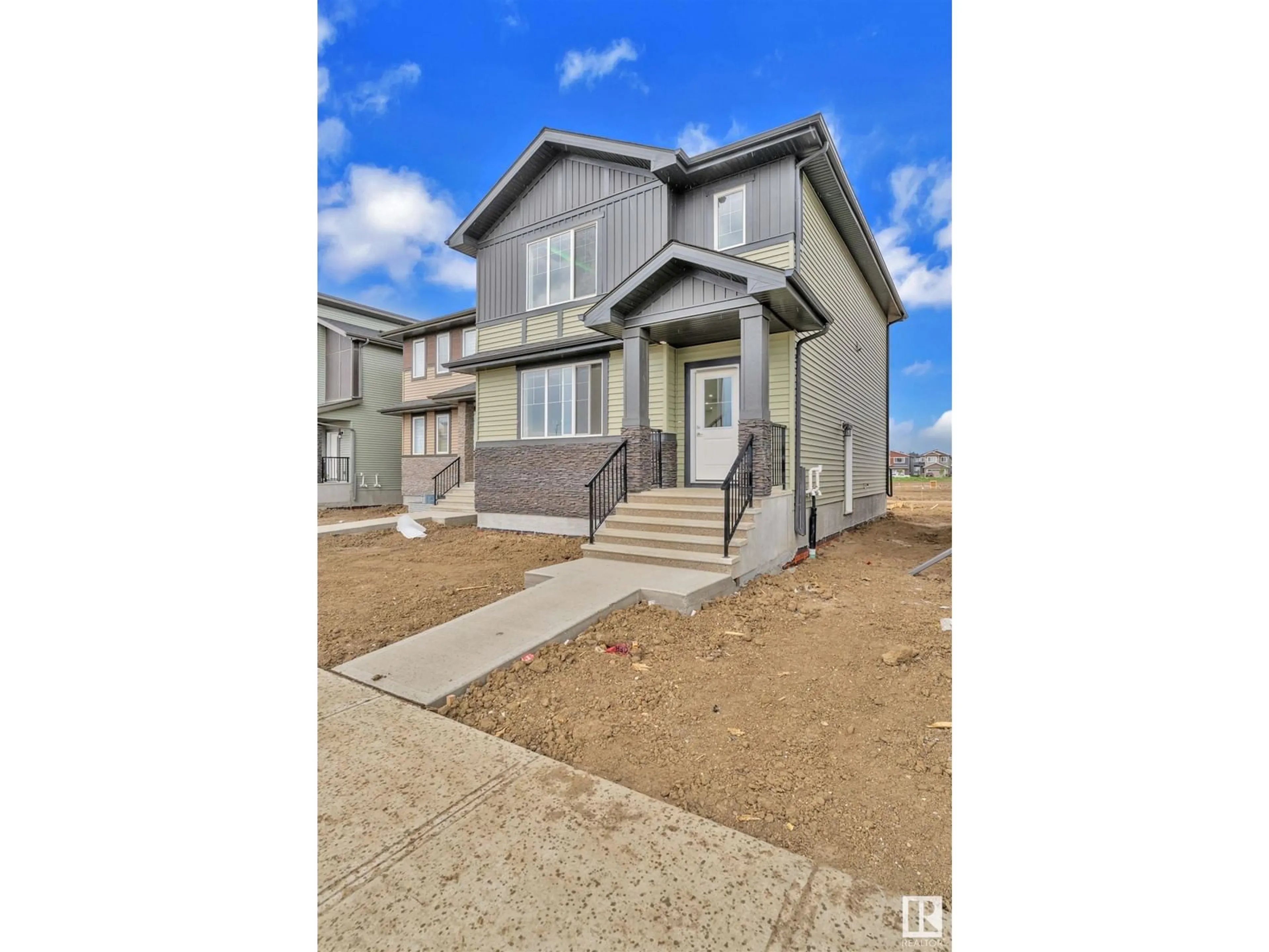 Home with vinyl exterior material, street for 3728 39 AV, Beaumont Alberta T4X3H1