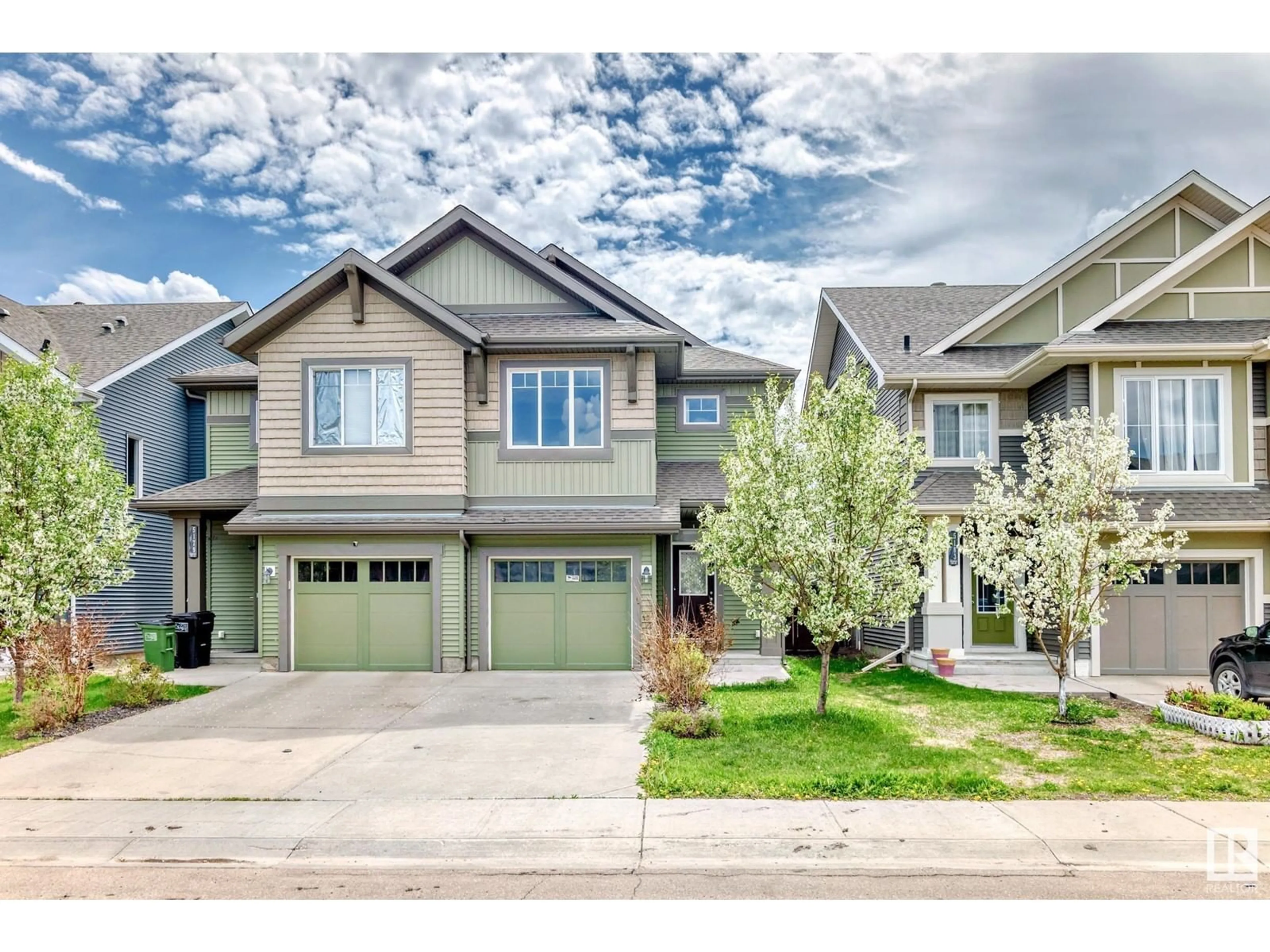 Home with vinyl exterior material, street for LI SW - 5181 CRABAPPLE LINK, Edmonton Alberta T6X1X1