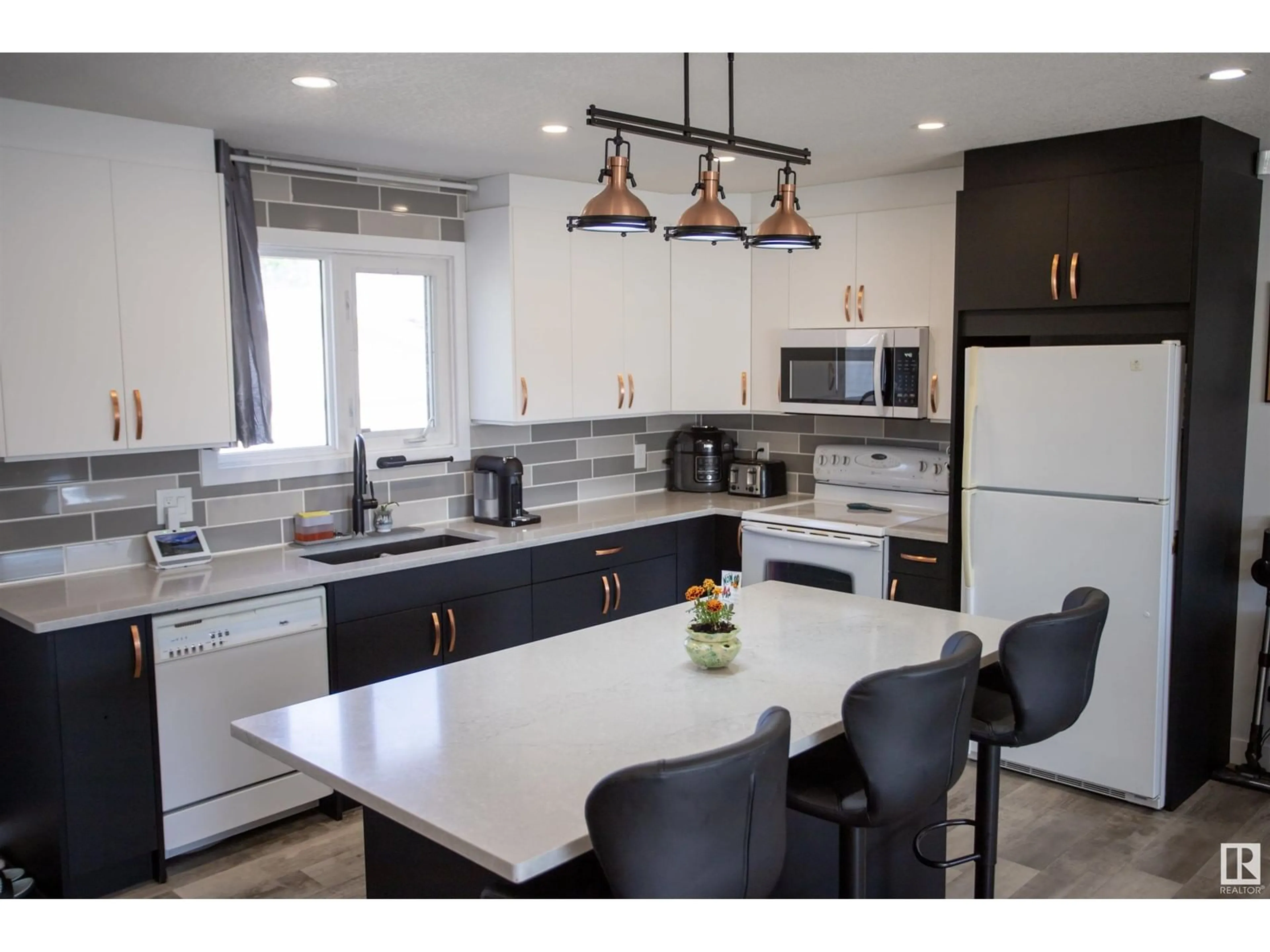Open concept kitchen, unknown for 14207 25 ST, Edmonton Alberta T5Y1G4