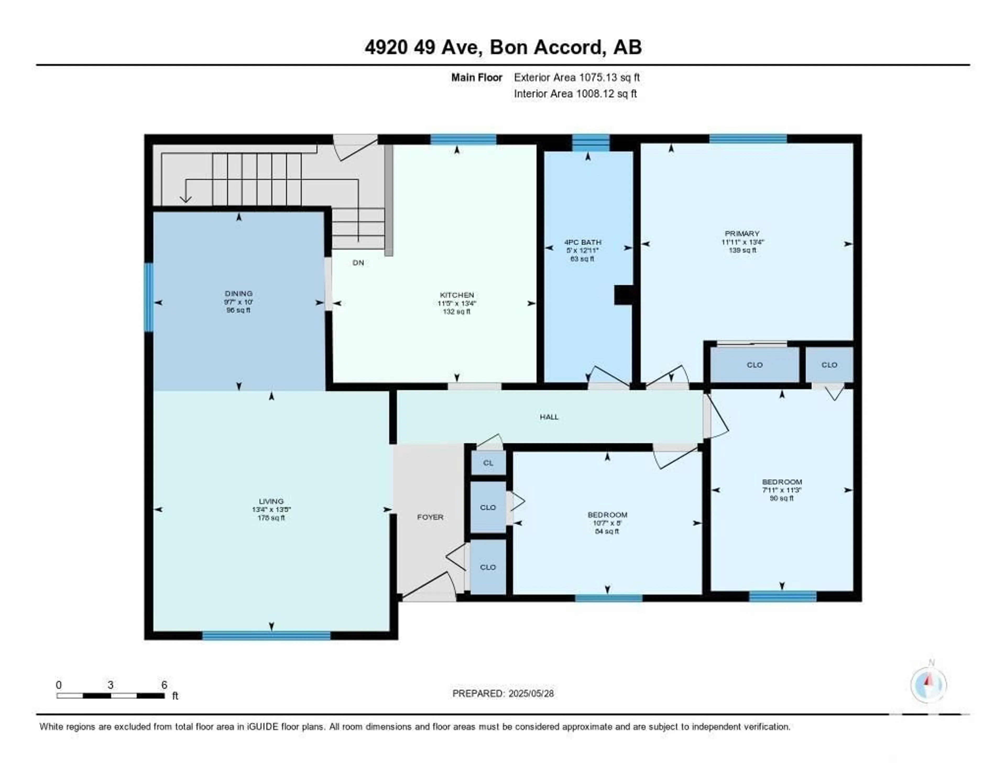 Floor plan for 4920 49 AV, Bon Accord Alberta T0A0K0