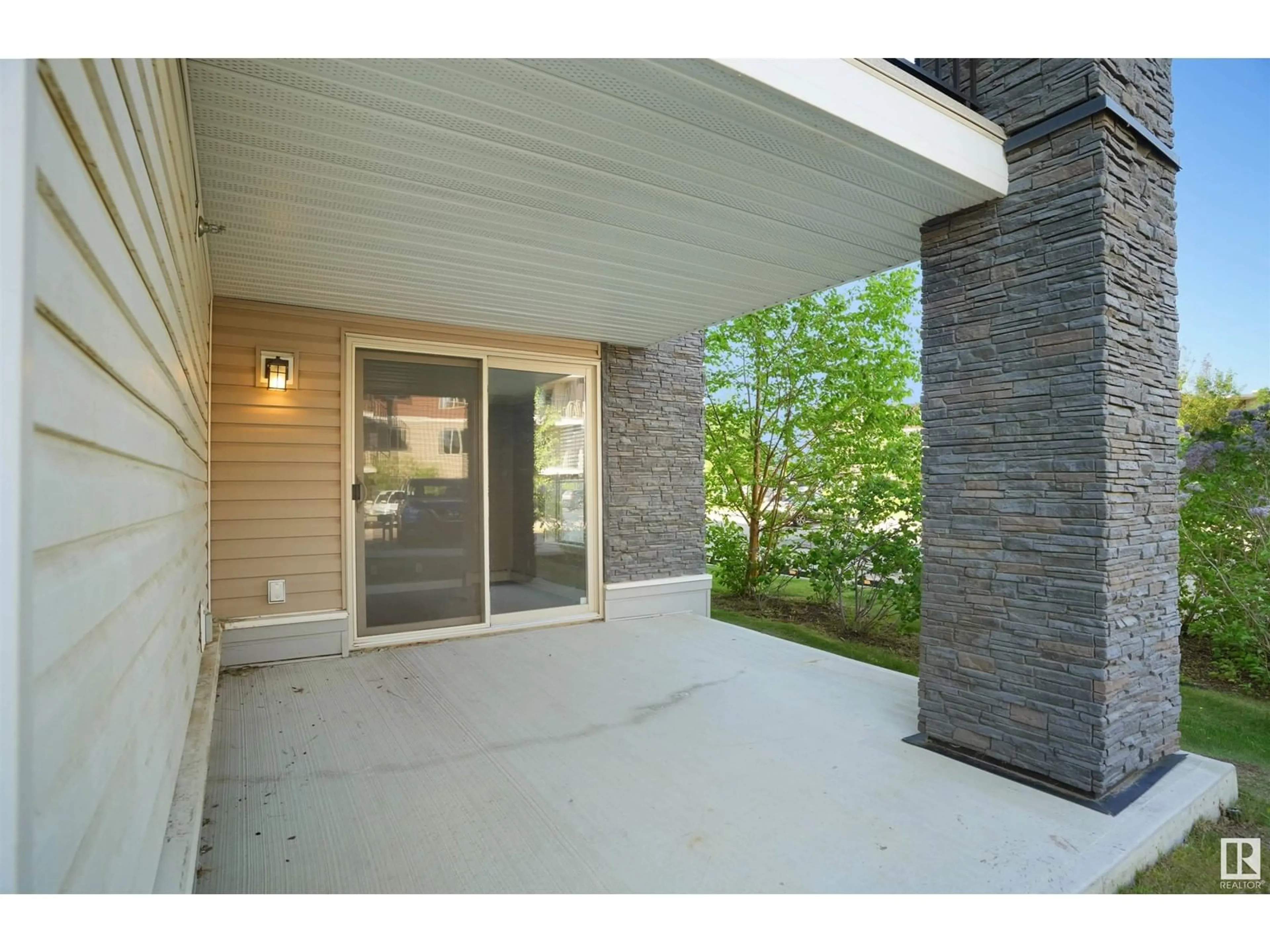 Patio, street for #101 - 11820 22 AV, Edmonton Alberta T6W2A2