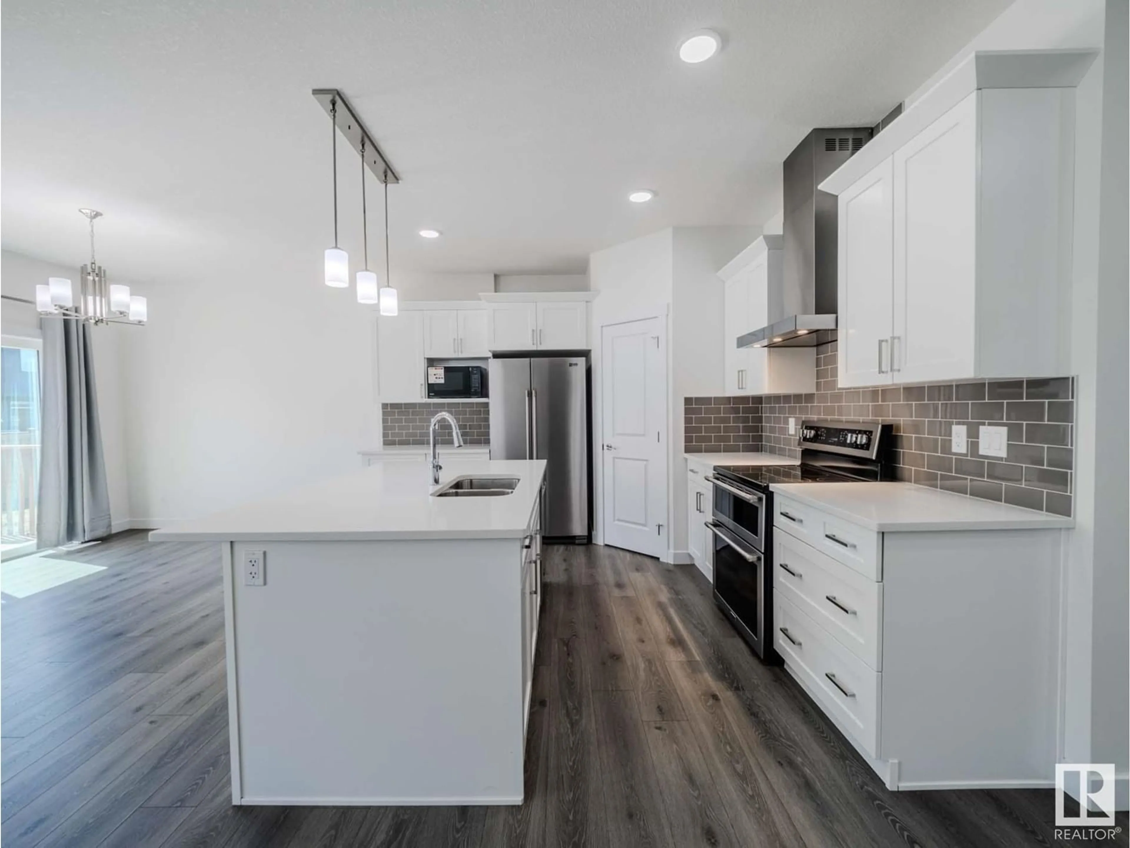 Open concept kitchen, unknown for 22131 81 AV, Edmonton Alberta T5T7R6
