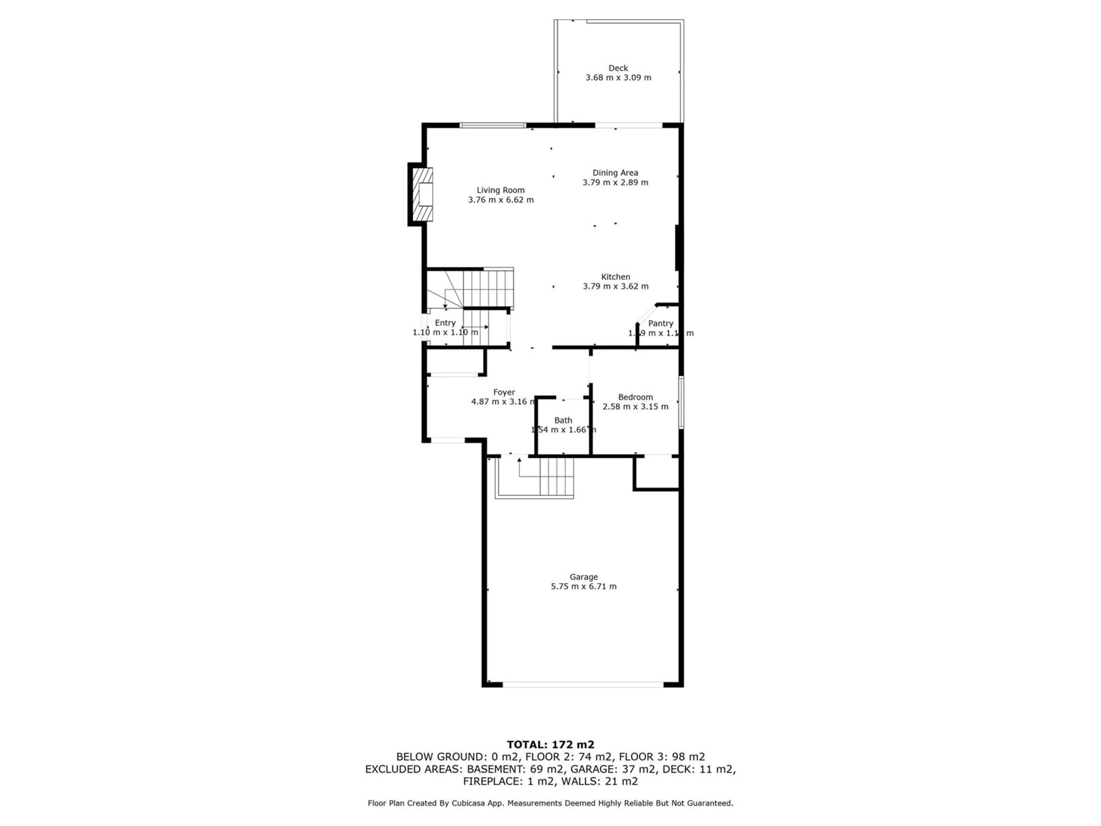Floor plan for 22131 81 AV, Edmonton Alberta T5T7R6