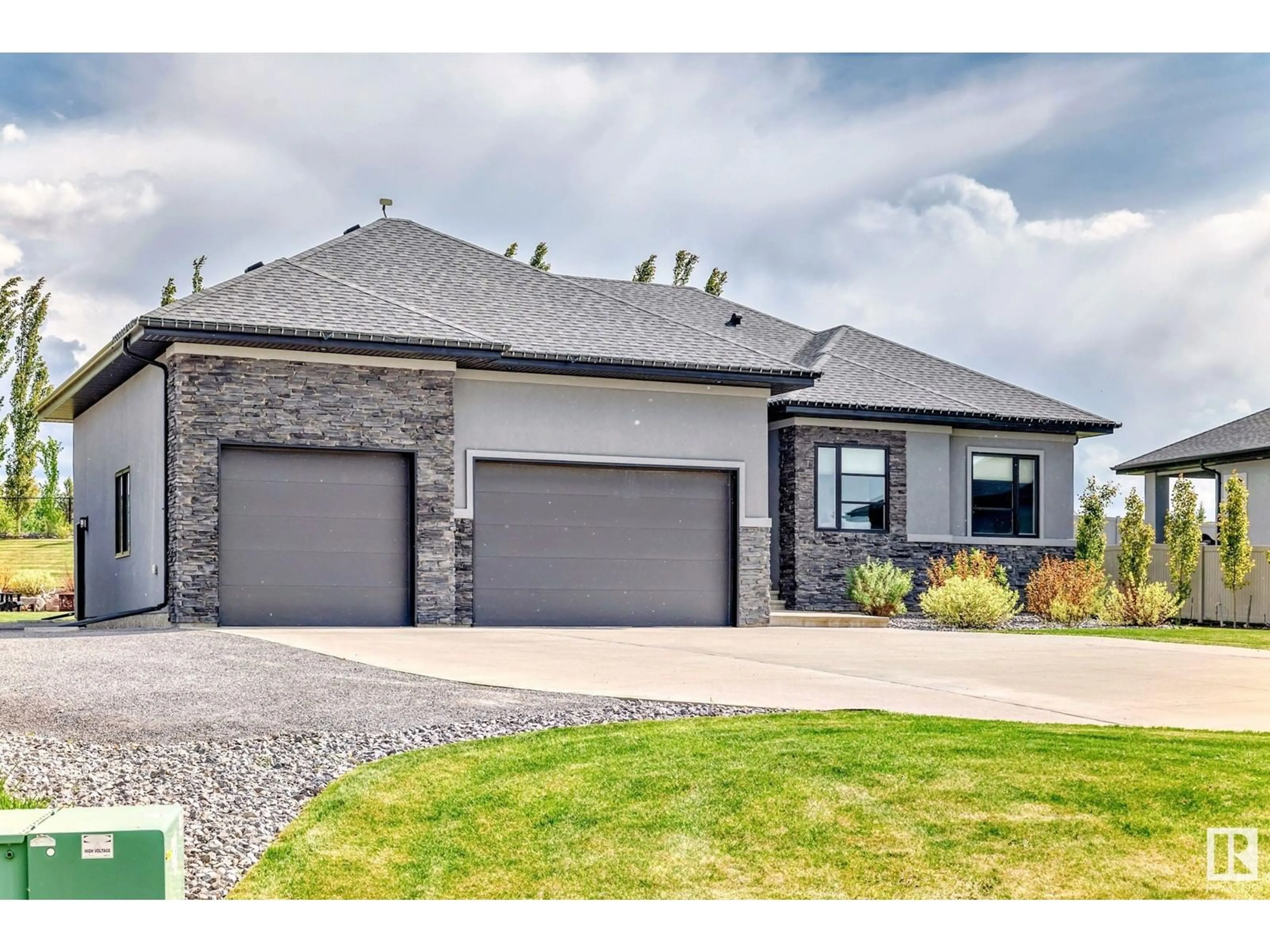 Home with brick exterior material, street for 17 - 26107 TWP RD 532 A, Rural Parkland County Alberta T7Y1A1