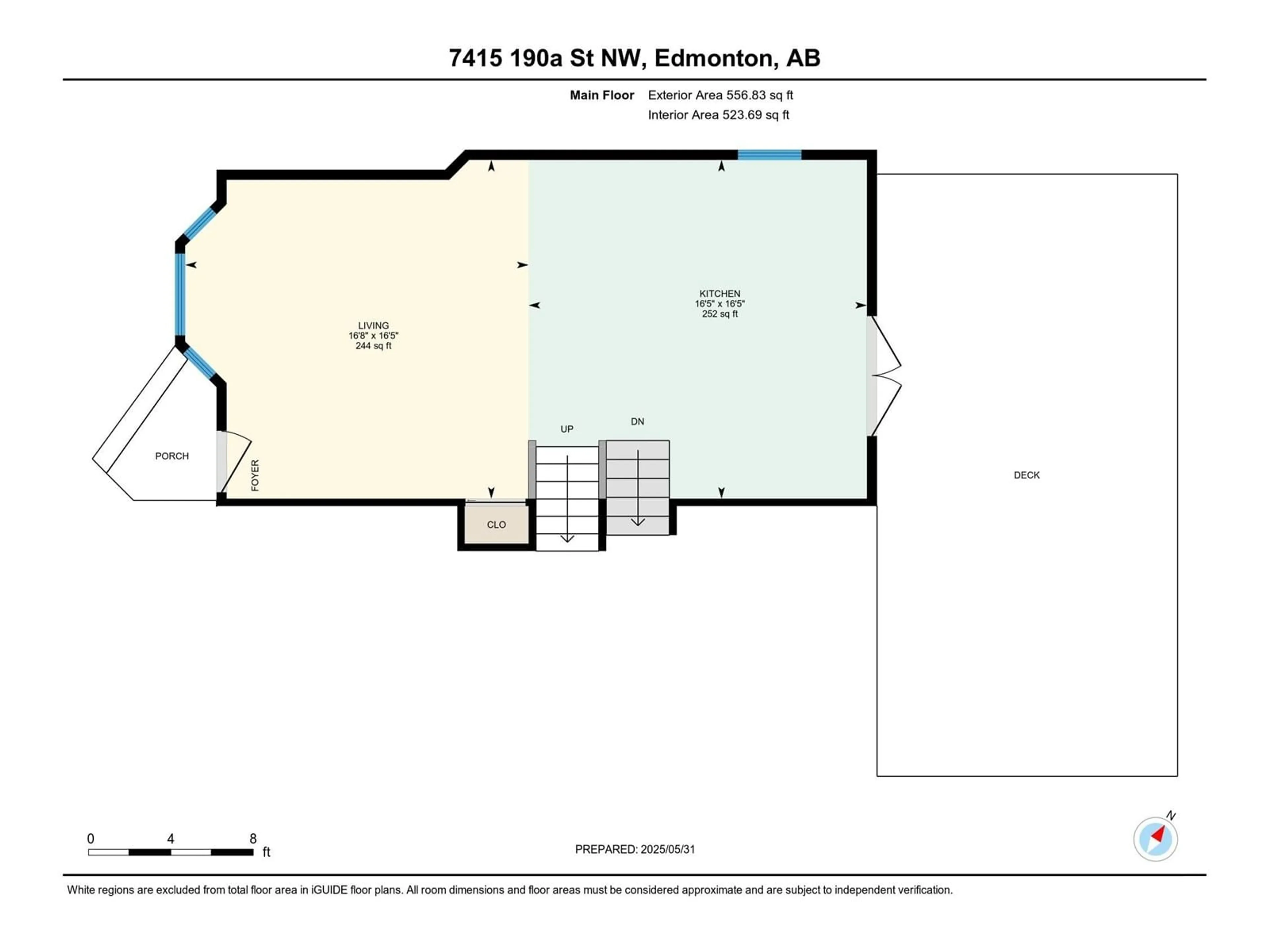 Floor plan for NW - 7415 190A ST, Edmonton Alberta T5T5T2