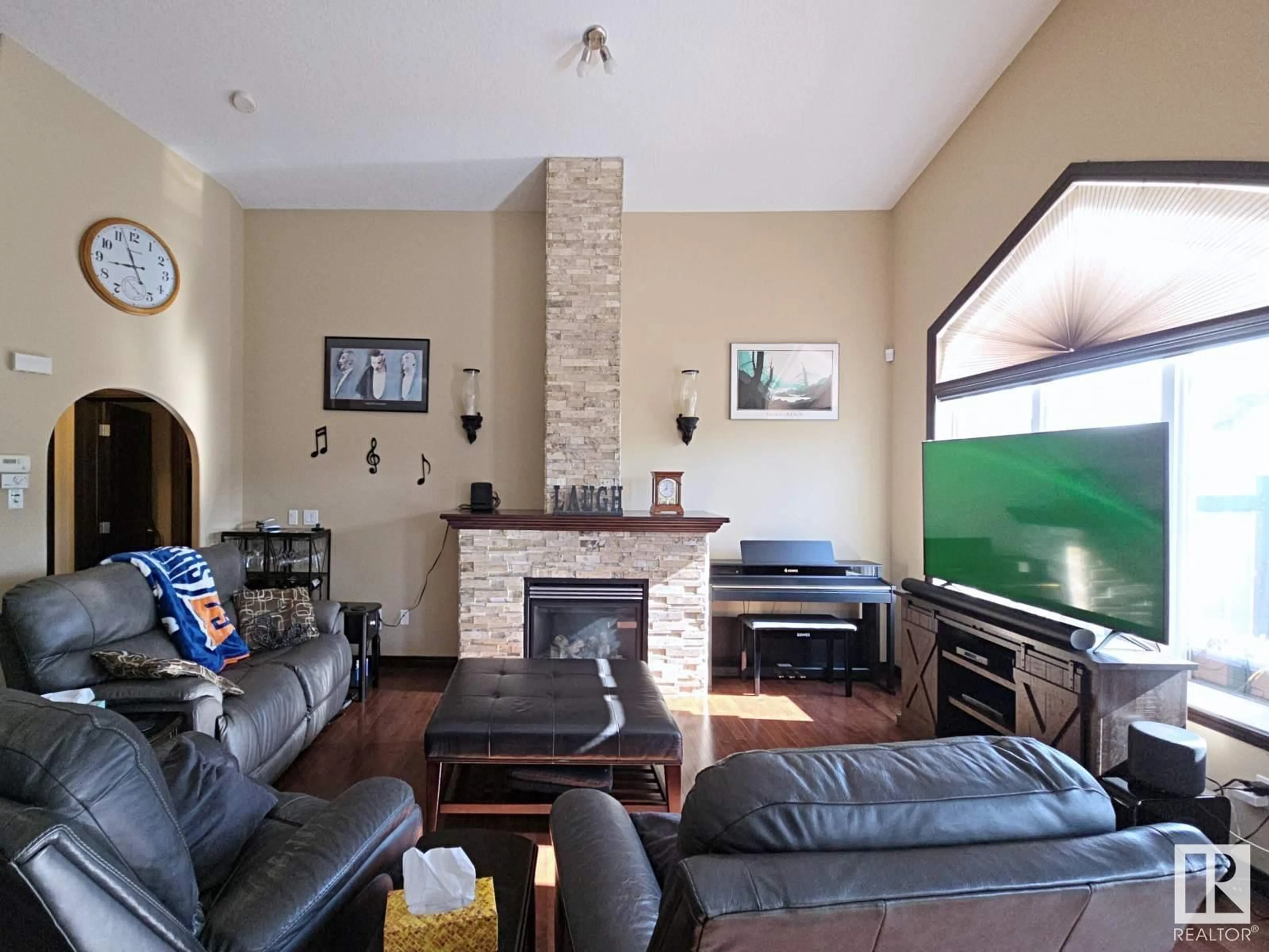 Living room with furniture, unknown for NW - 16111 134 ST, Edmonton Alberta T6V0C1