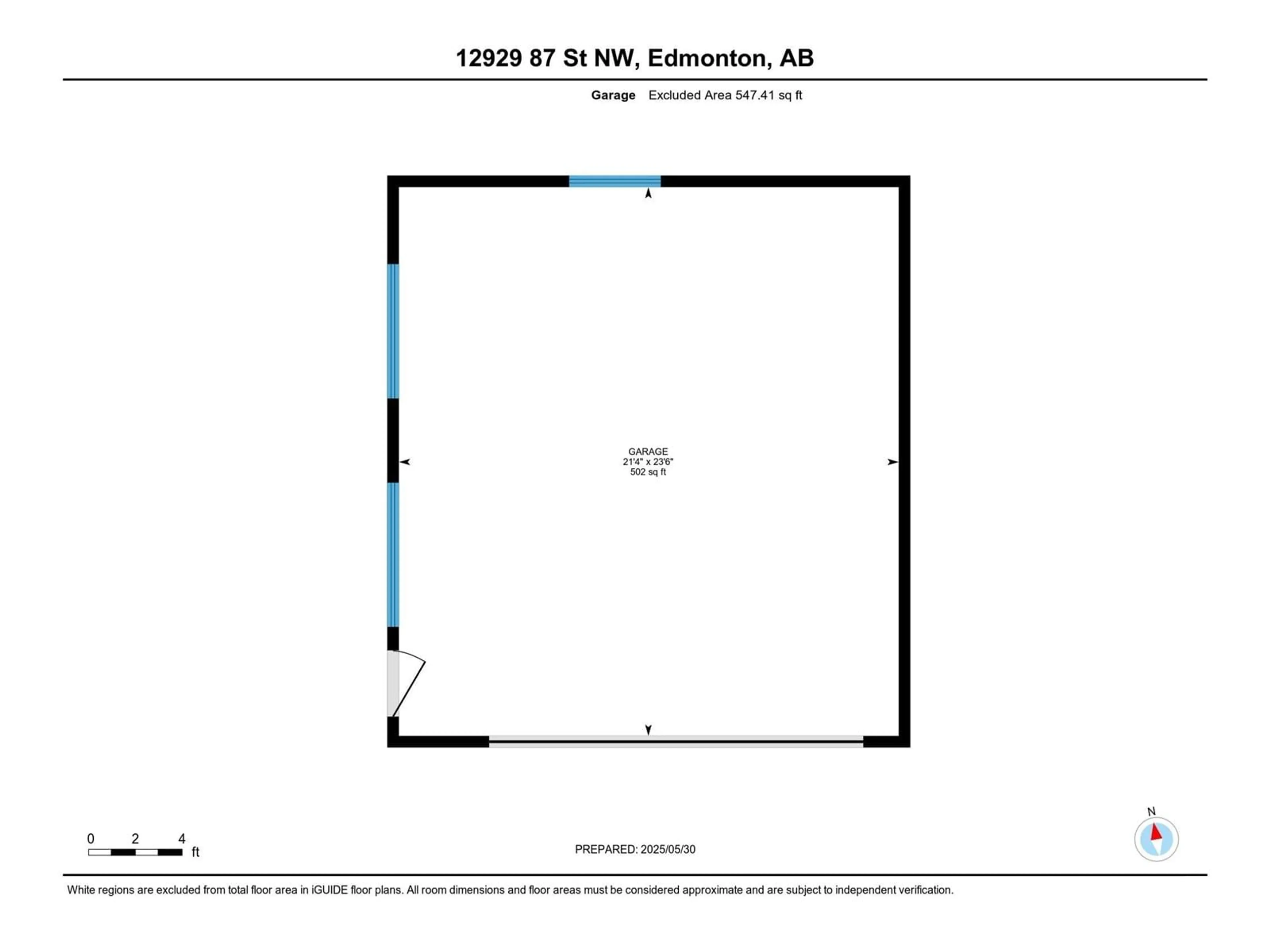 Floor plan for 12929 87 ST, Edmonton Alberta T5E3E2