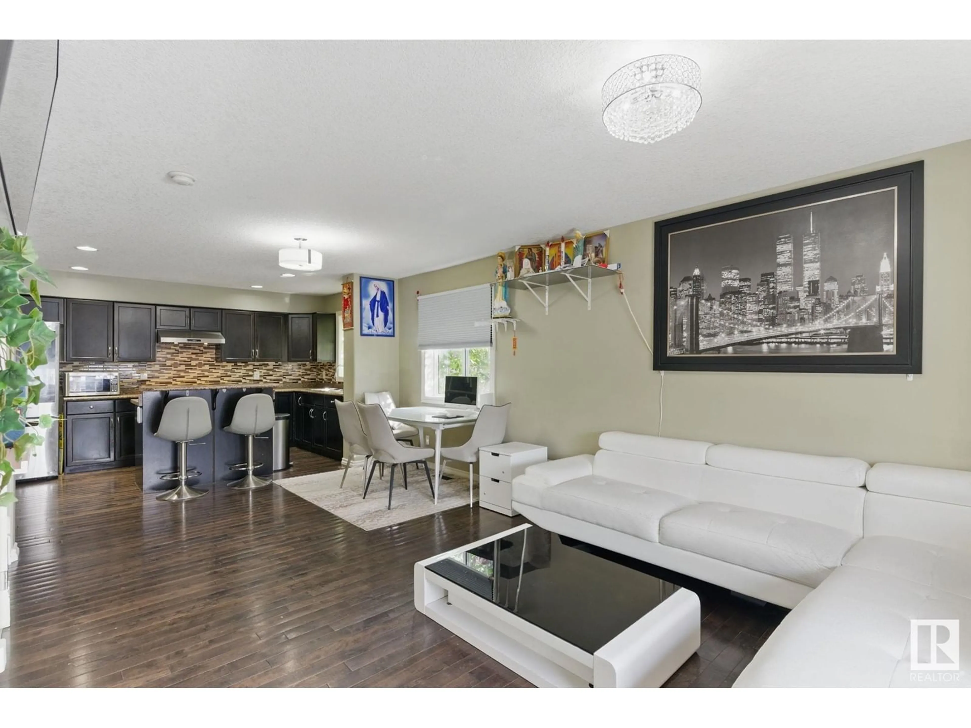 Living room with furniture, unknown for 11528 81 ST, Edmonton Alberta T5B2R8