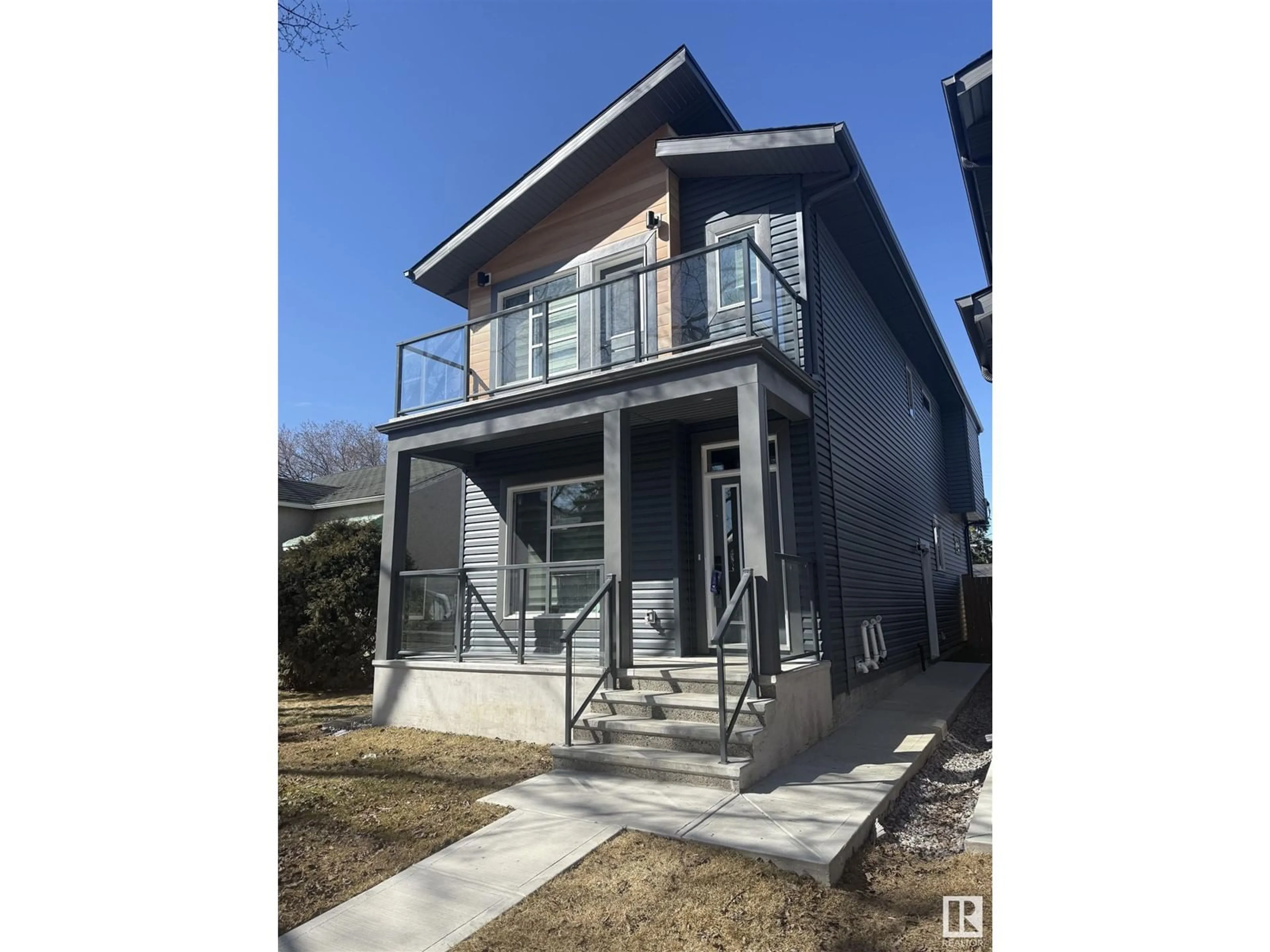 Home with vinyl exterior material, street for NW - 12110 123 ST, Edmonton Alberta T5L0H3