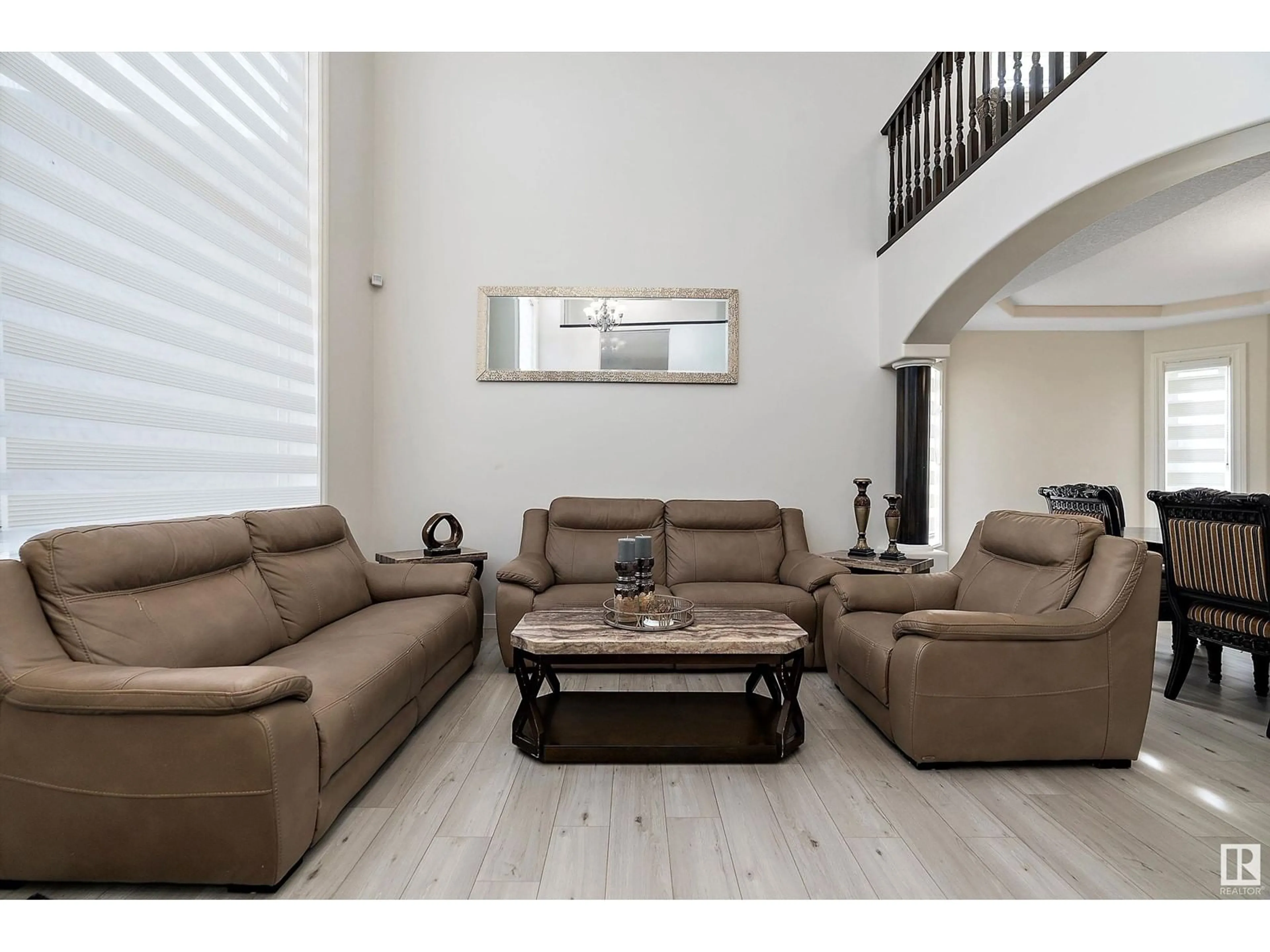 Living room with furniture, unknown for 7326 166A AV, Edmonton Alberta T5Z3Y1