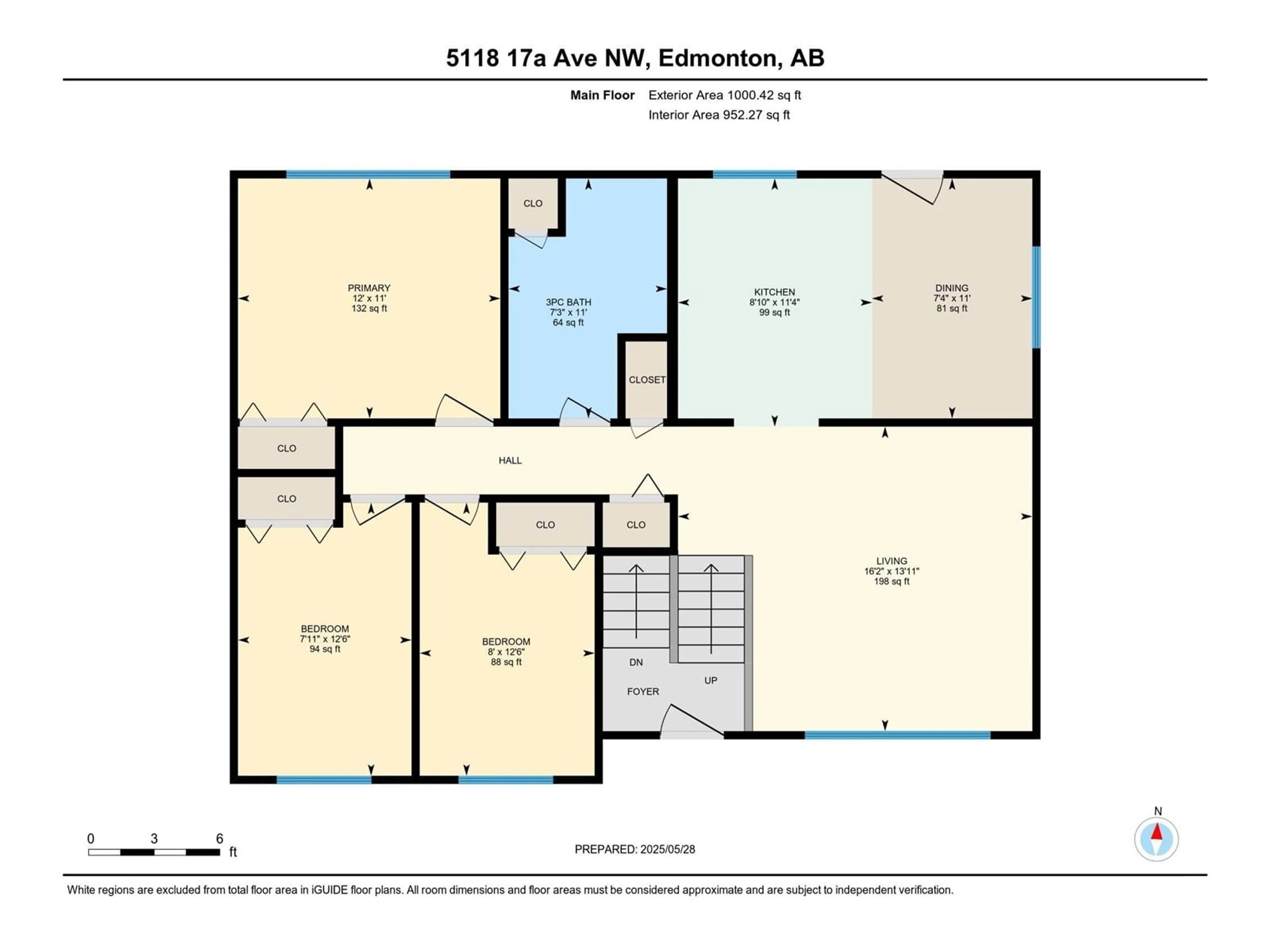 Floor plan for 5118 17A AV, Edmonton Alberta T6L1A6