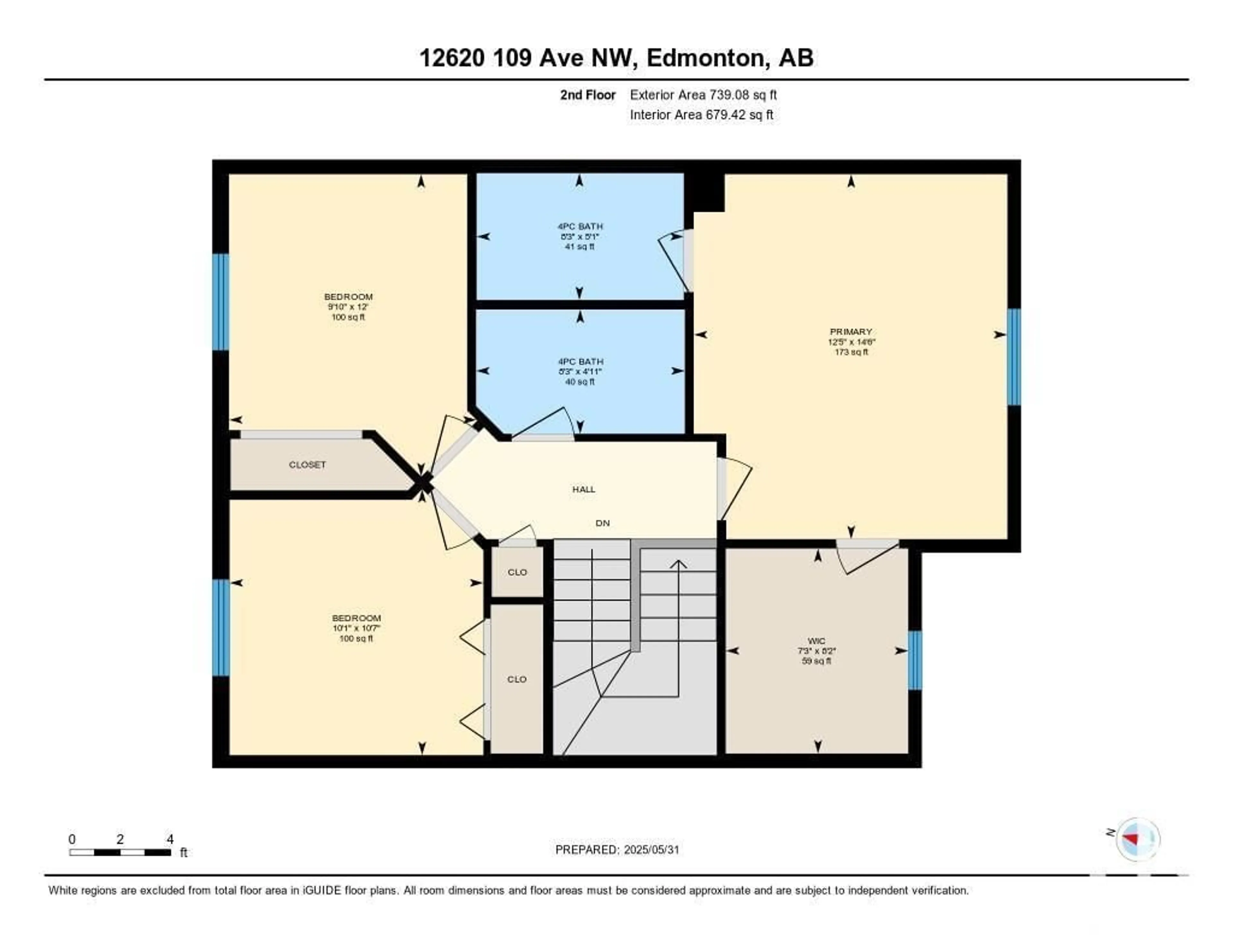 Floor plan for NW - 12620 109 AV, Edmonton Alberta T5M4C2