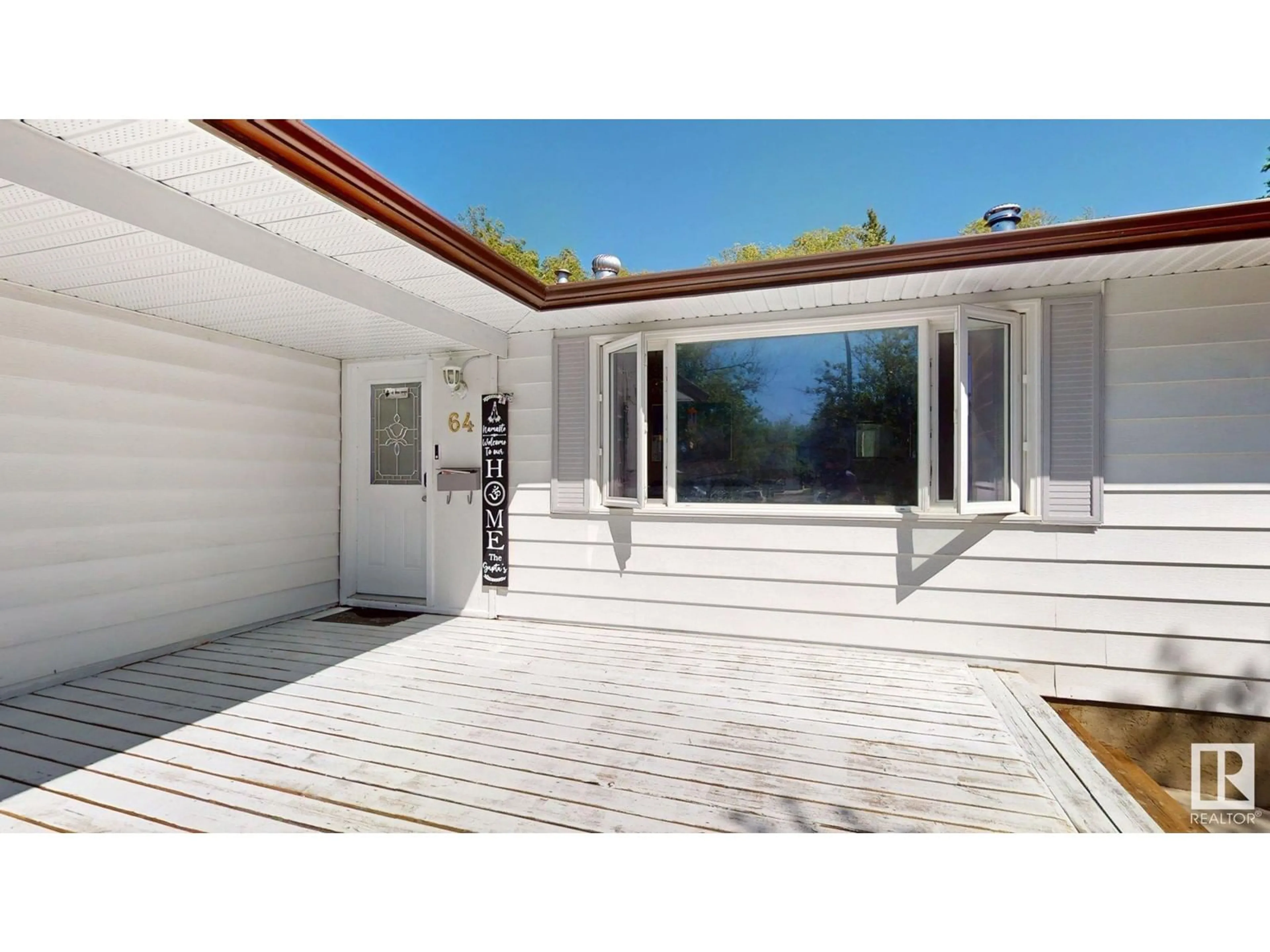 Home with vinyl exterior material, street for 64 ASPEN CR, St. Albert Alberta T8N2L8