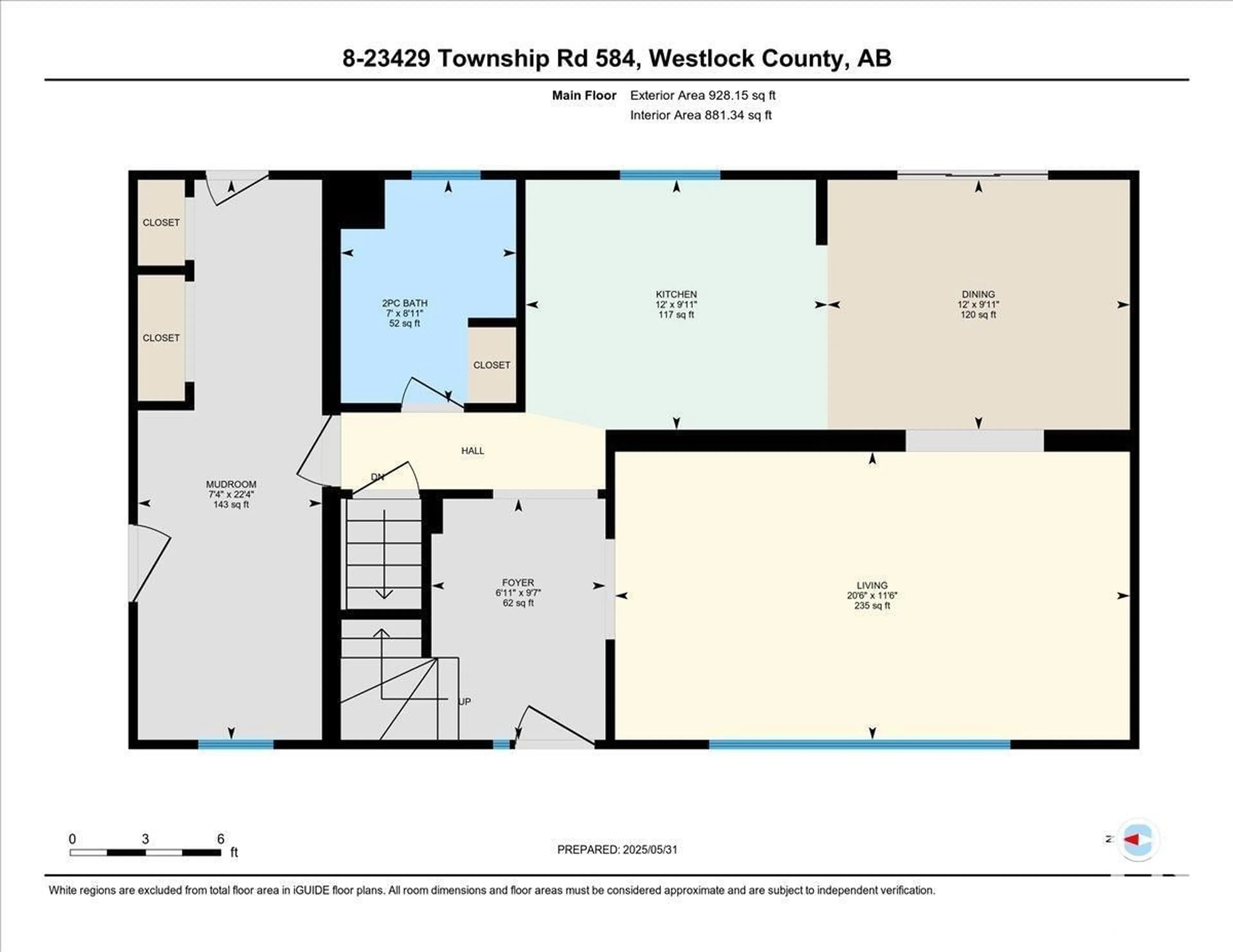 Floor plan for 23429 - 8 TWP RD 584, Rural Westlock County Alberta T0G1L0
