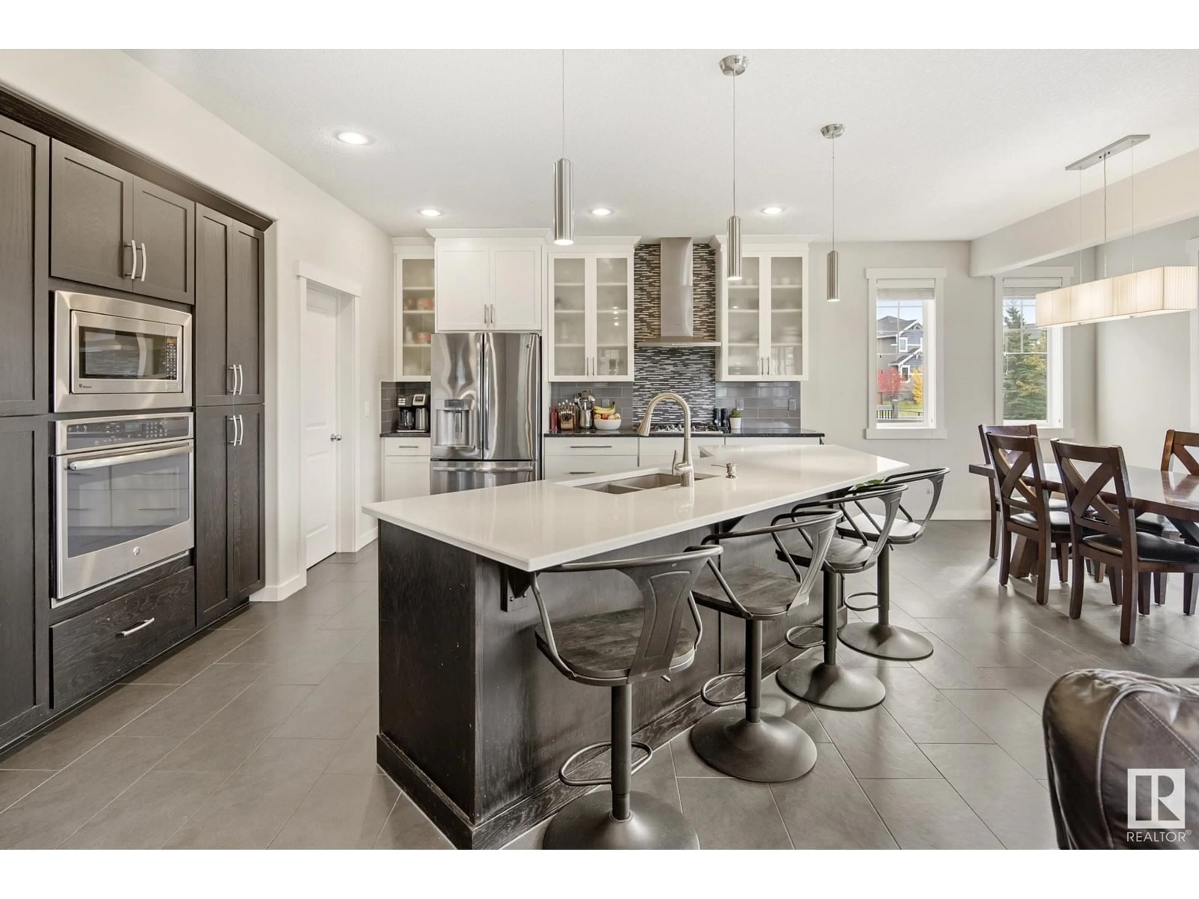 Open concept kitchen, ceramic/tile floor for 4904 CRABAPPLE LN, Edmonton Alberta T6X0X6