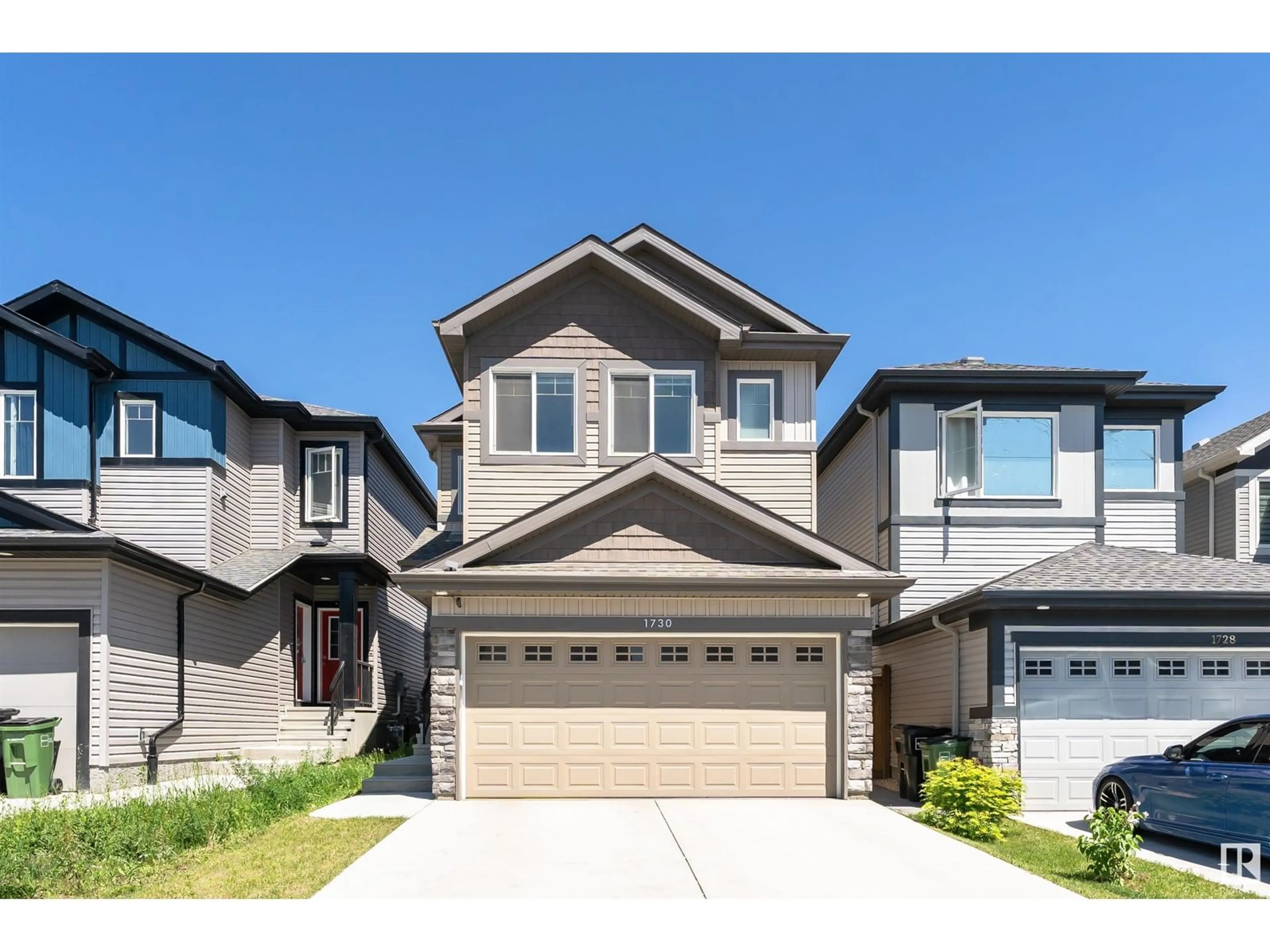 Home with vinyl exterior material, street for 1730 ERKER WY, Edmonton Alberta T6M1J2