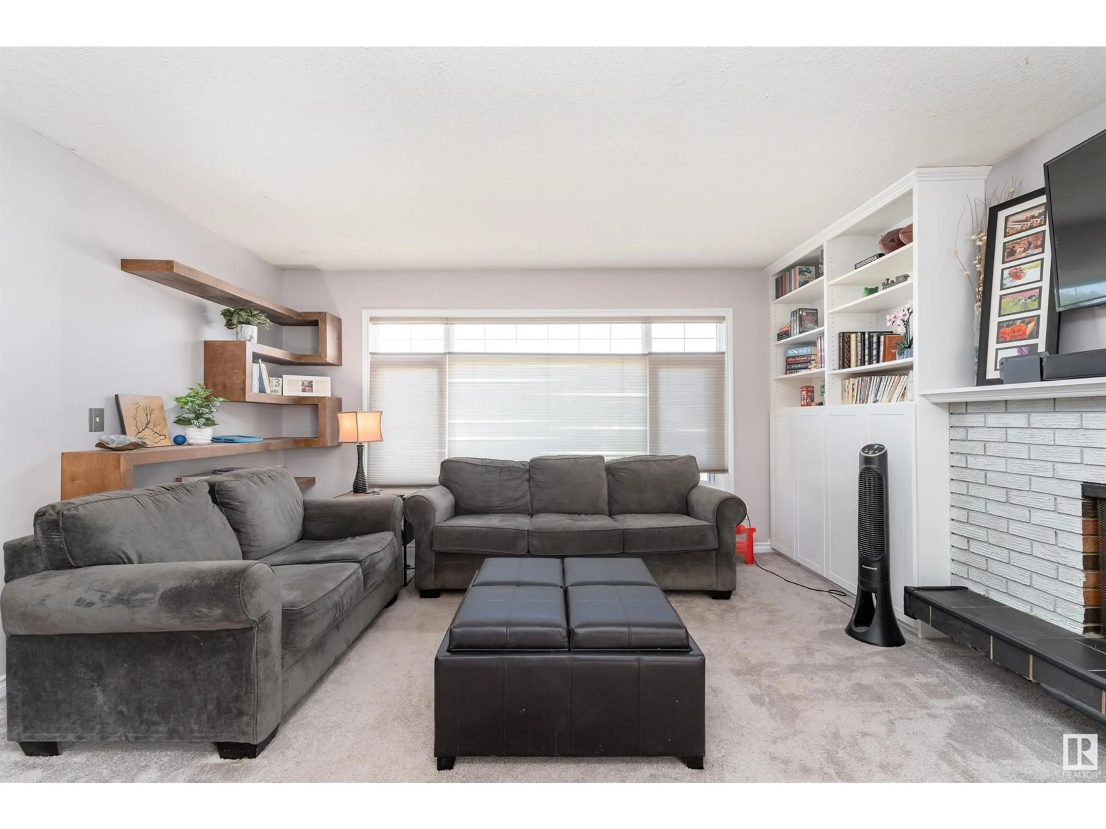 Living room with furniture, unknown for 3213 130A AV, Edmonton Alberta T5A3B6