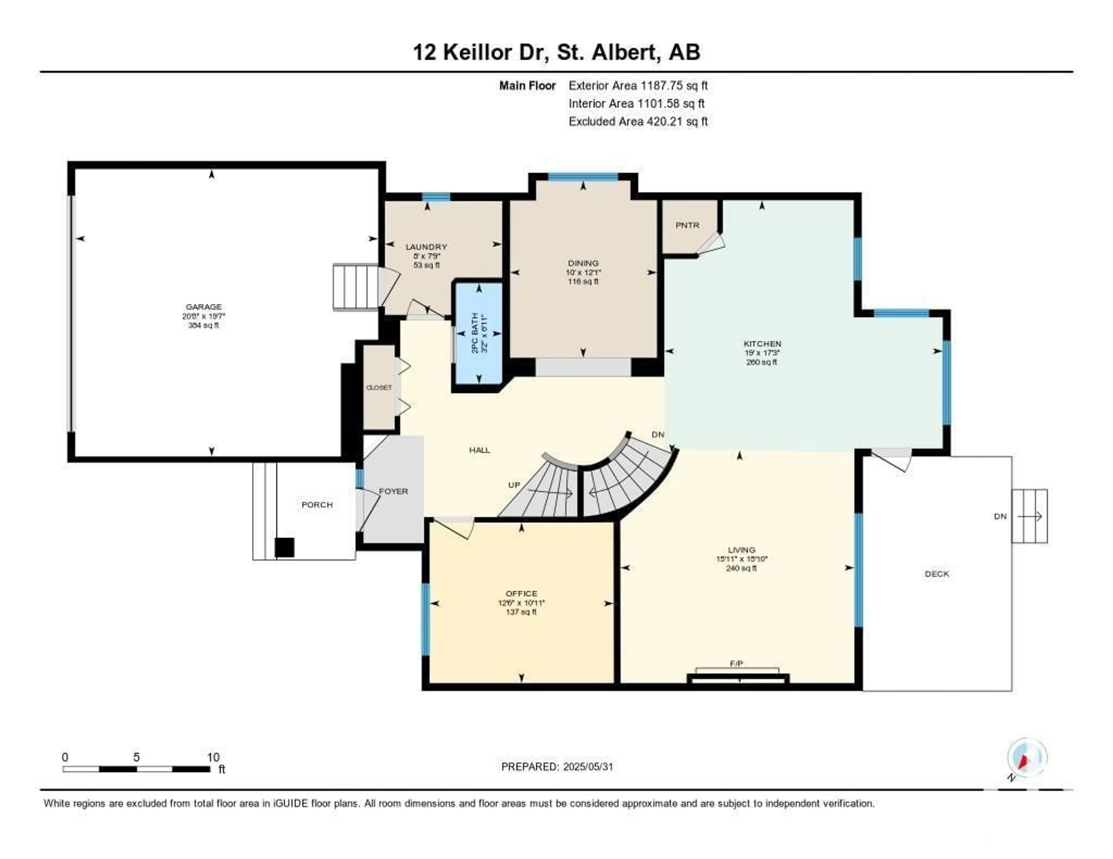 Floor plan for 12 KEILLOR DR, St. Albert Alberta T8N6V4