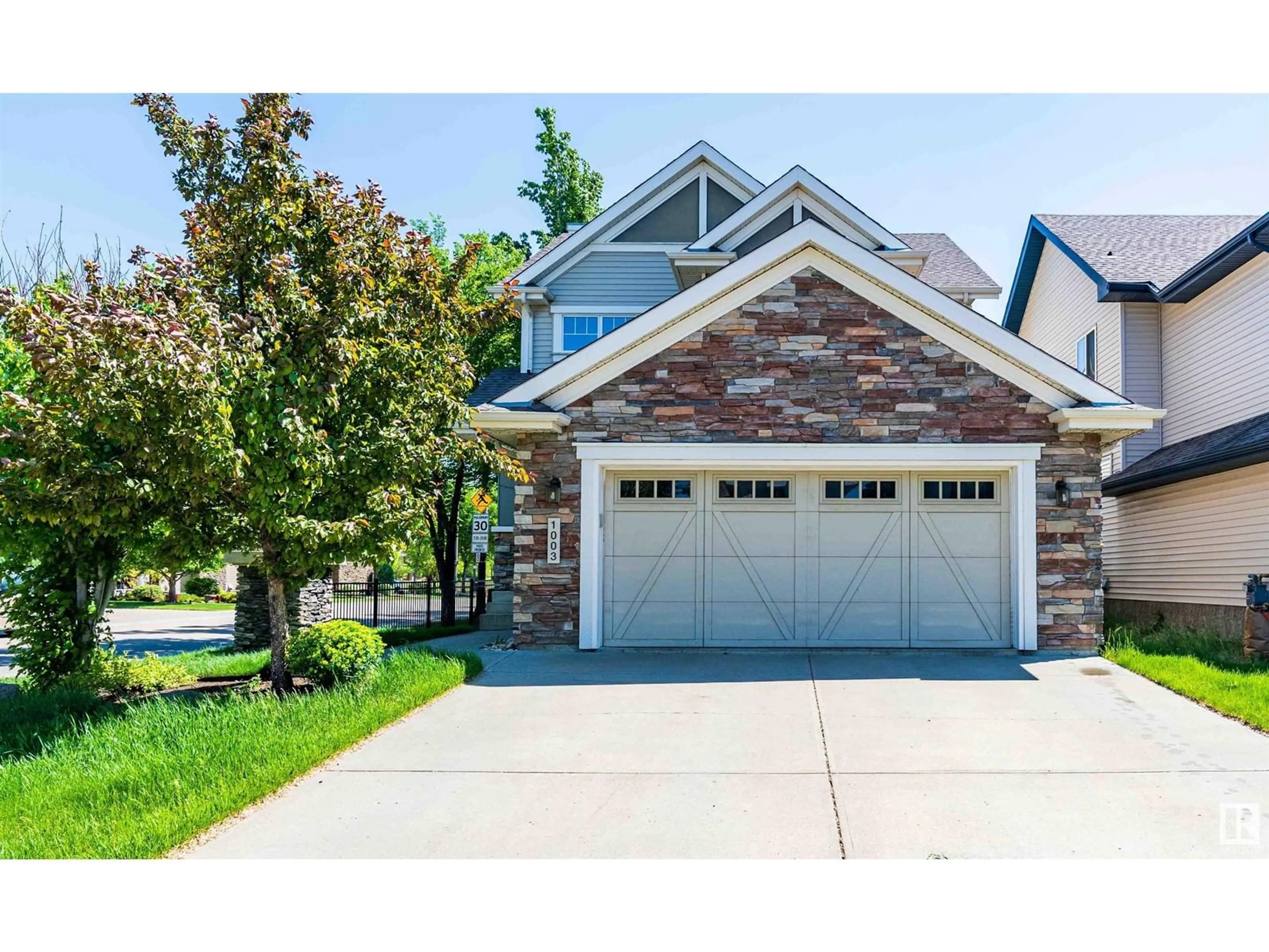 Home with brick exterior material, street for 1003 ARMITAGE CR, Edmonton Alberta T6W0H3