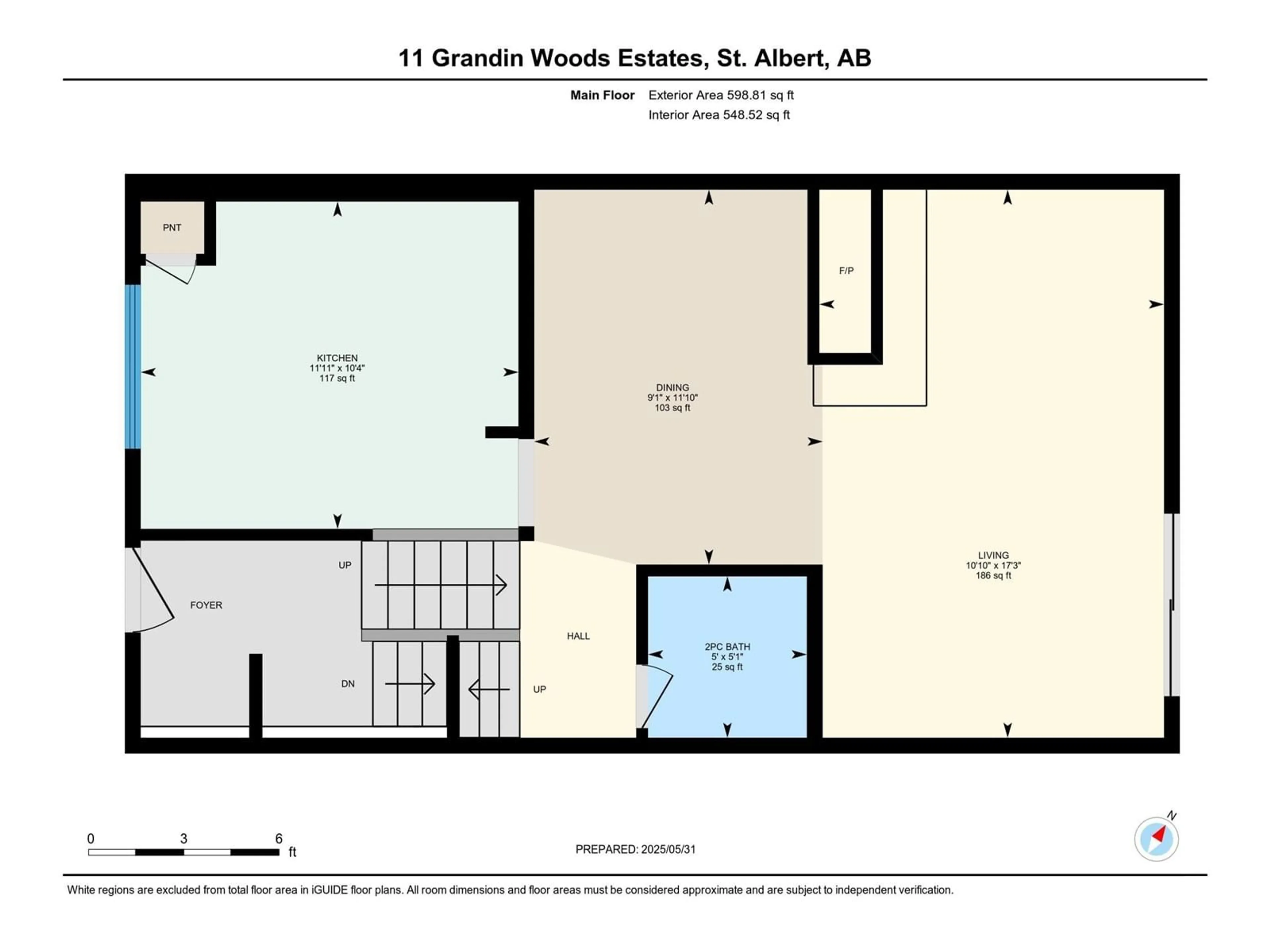 Floor plan for 9 GRANDIN, St. Albert Alberta T8N2Y4