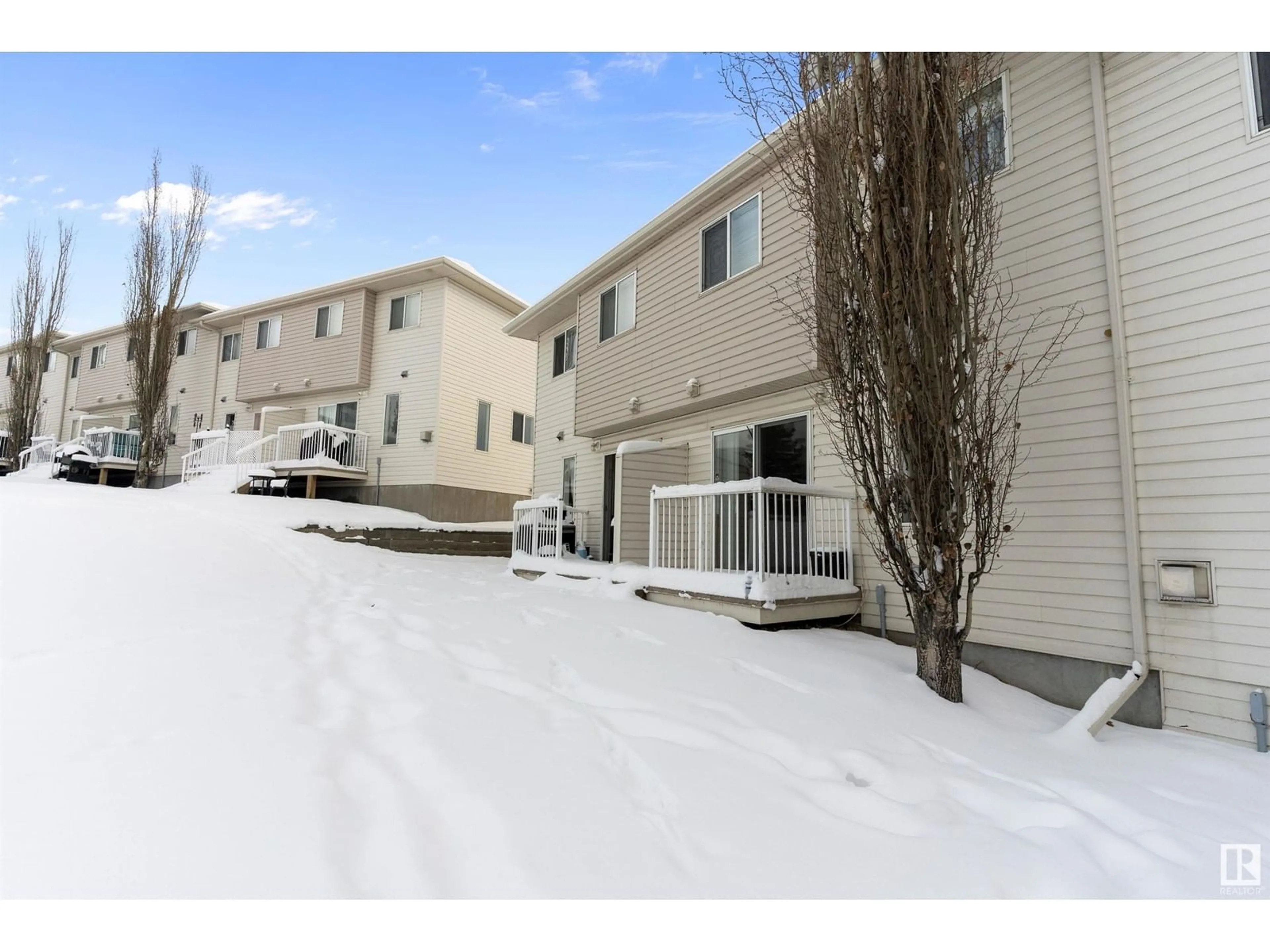 Patio, mountain view for 451 - 3 HYNDMAN CR, Edmonton Alberta T5A5J3