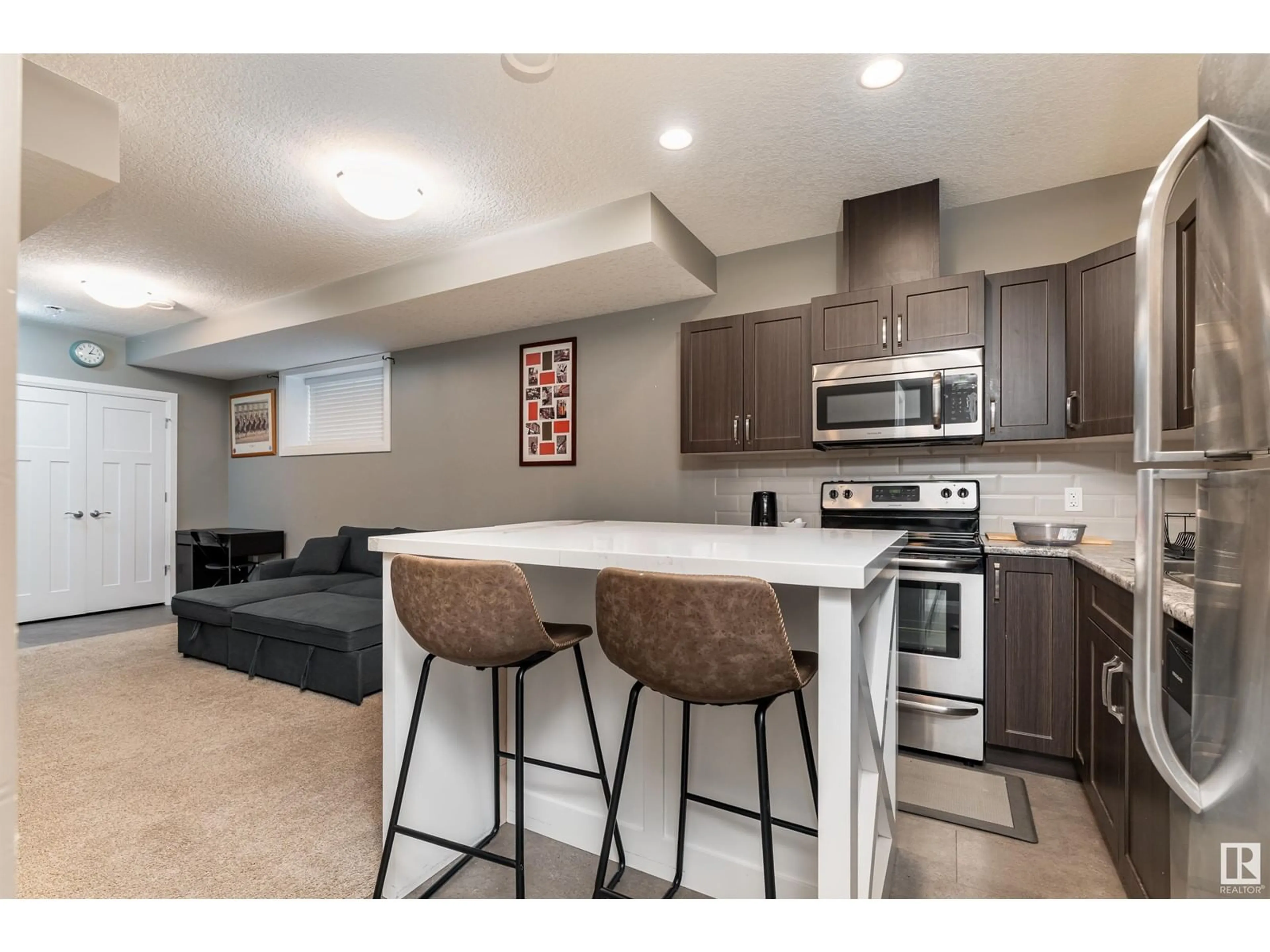 Open concept kitchen, unknown for SW - 8438 CUSHING CO, Edmonton Alberta T6W3L3