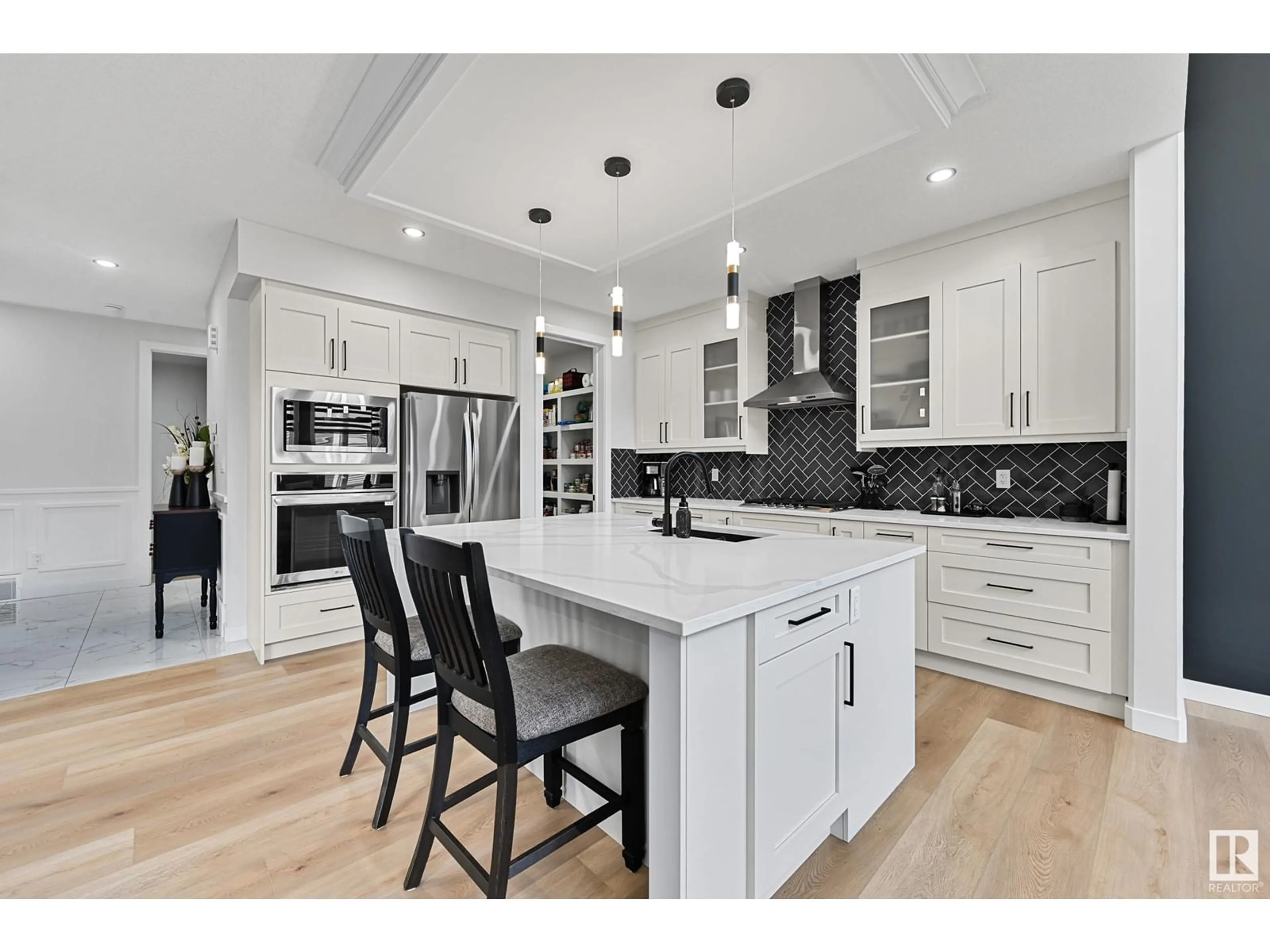 Open concept kitchen, unknown for 42 CHELLES WD, St. Albert Alberta T8T2C3